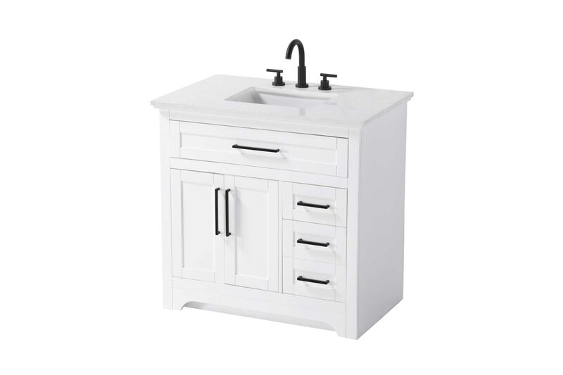 Remington 22 Inch Bath Vanity Cabinet by Elegant Decor