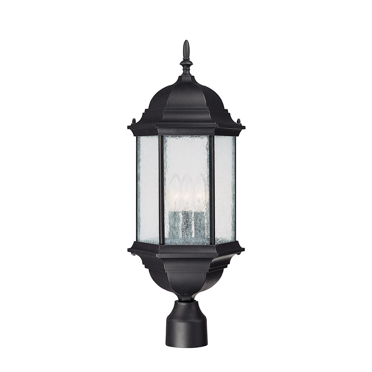 Main Street 24 Inch Tall 3 Light Outdoor Post Lamp by Capital Lighting Fixture Company
