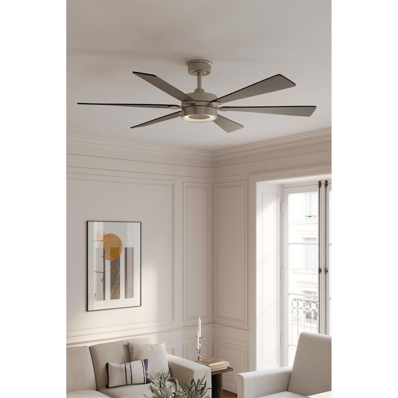 Brenix 60 Inch Ceiling Fan with Light Kit by Minka Aire