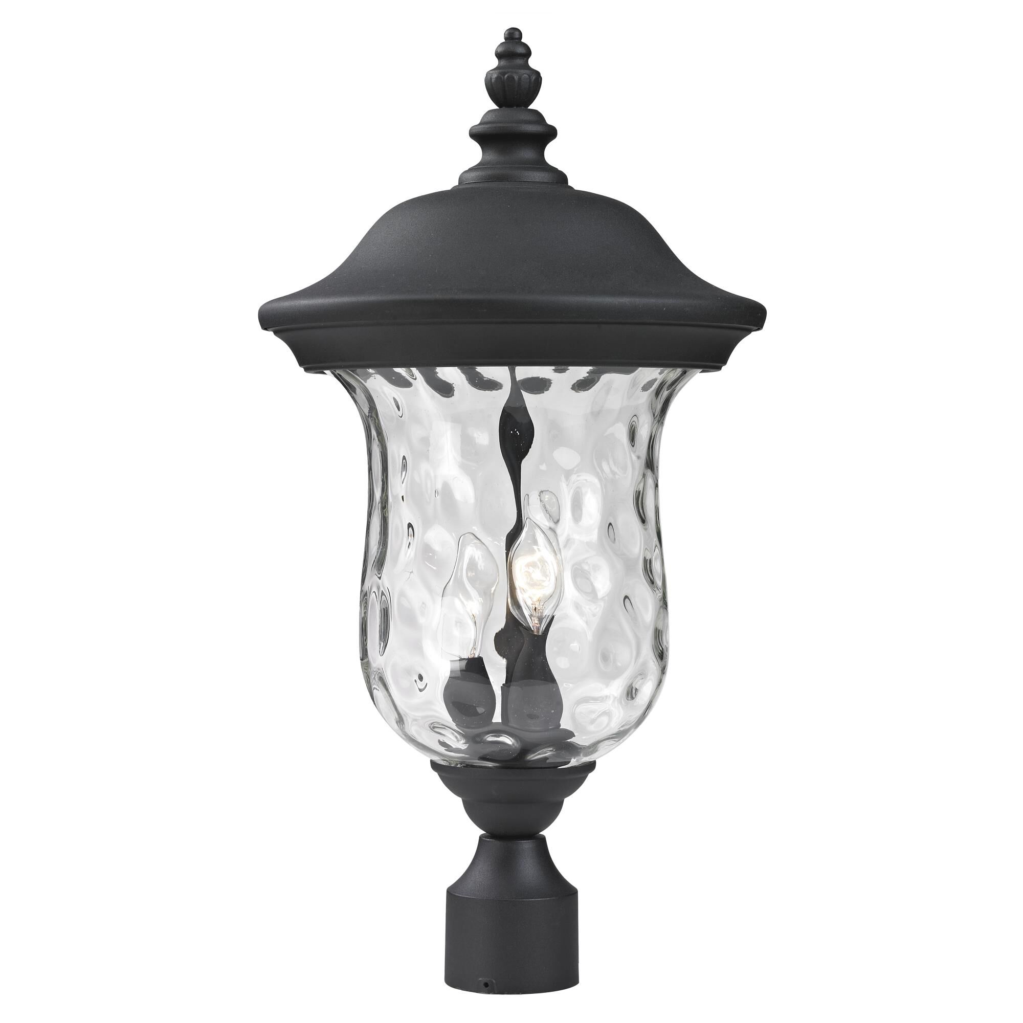 Armstrong 21 Inch Tall 2 Light Outdoor Post Lamp by Z-Lite