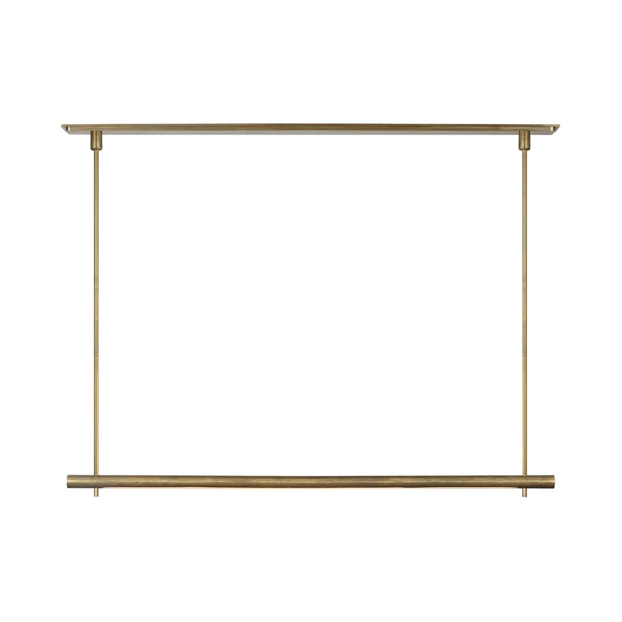 Shown in Museum Brass finish and Nova Frost glass