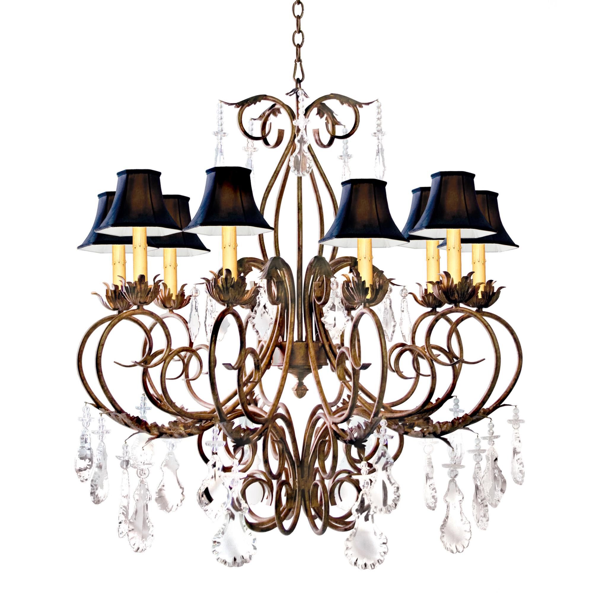 Felicia 42 Inch 2 Light Chandelier by Meyda Lighting