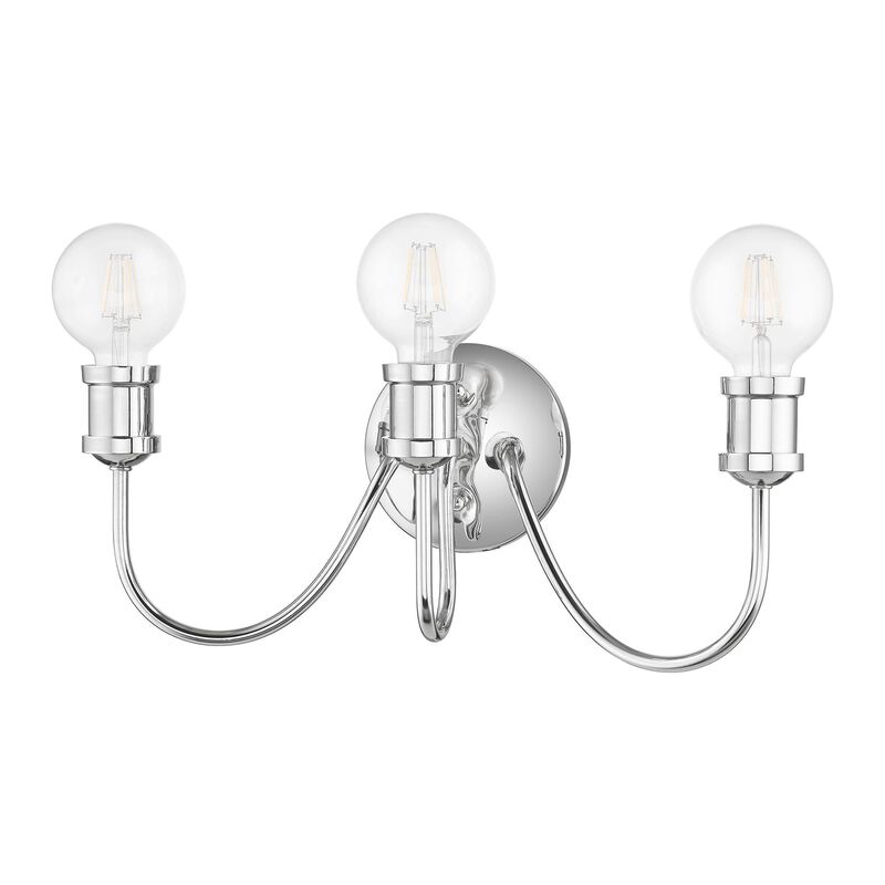 Lansdale 19 Inch 3 Light Bath Vanity Light by Livex Lighting