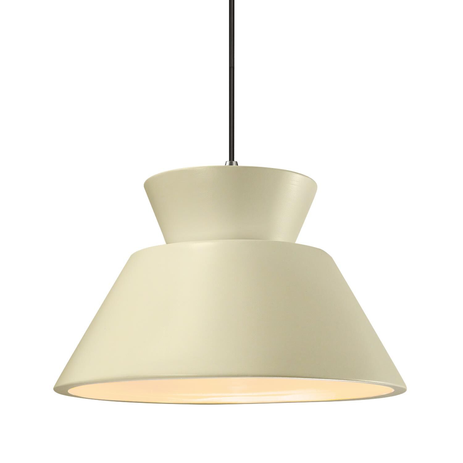 Radiance Trapezoid 14 Inch Large Pendant by Justice Design Group