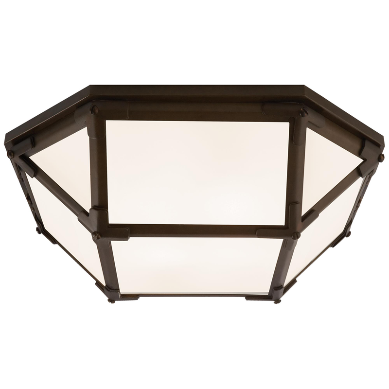 Suzanne Kasler Morris 15 Inch 2 Light Flush Mount by Visual Comfort Signature Collection