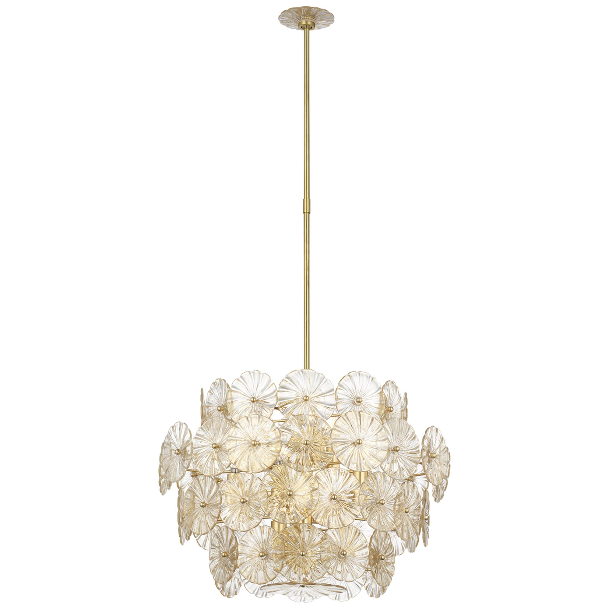 Shown in Gild finish and Gold Fleck glass