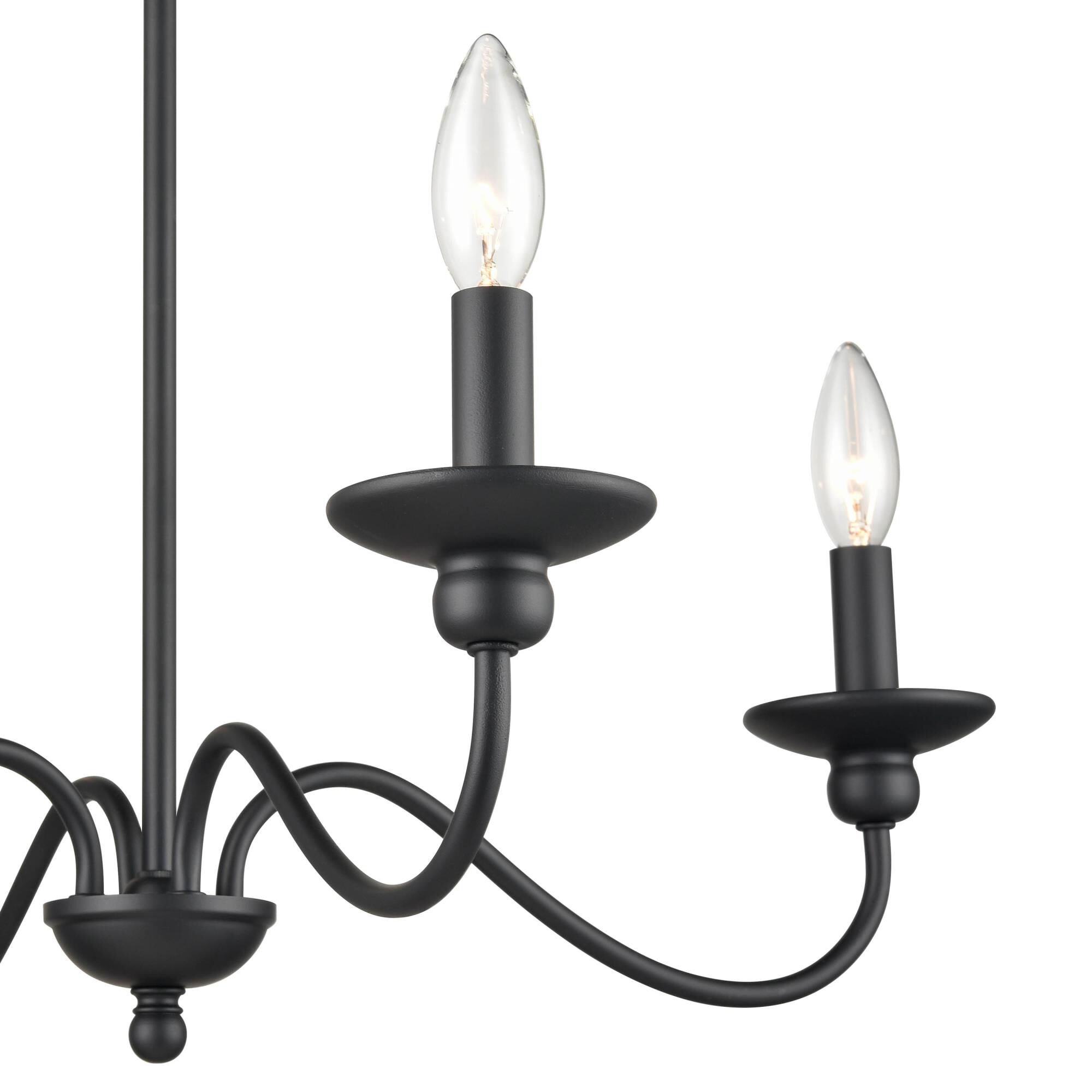 Delvona 24 Inch 4 Light Chandelier by Millennium Lighting