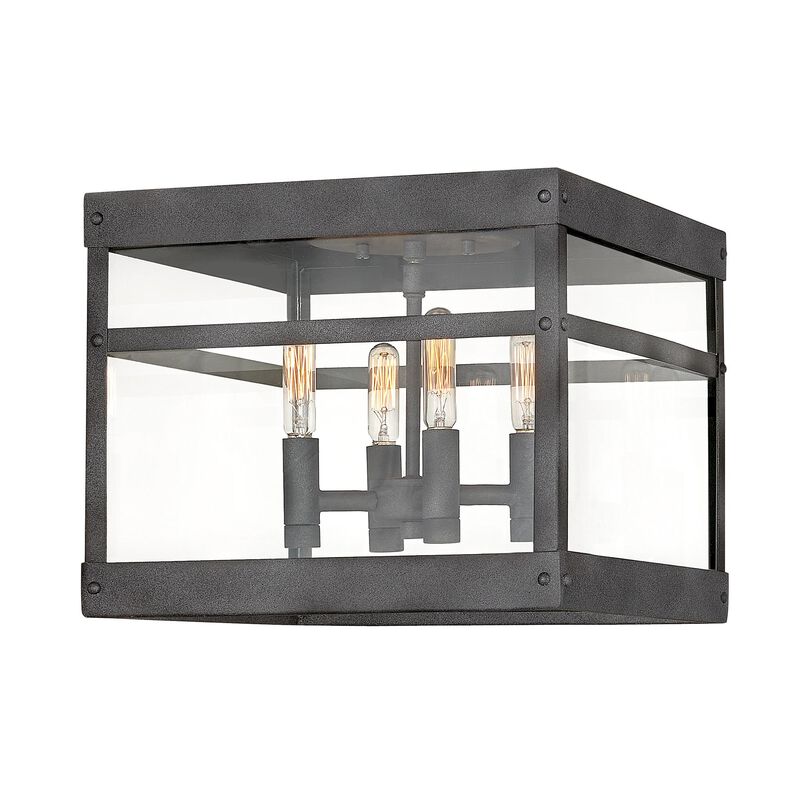 Porter 12 Inch 4 Light Outdoor Flush Mount by Hinkley