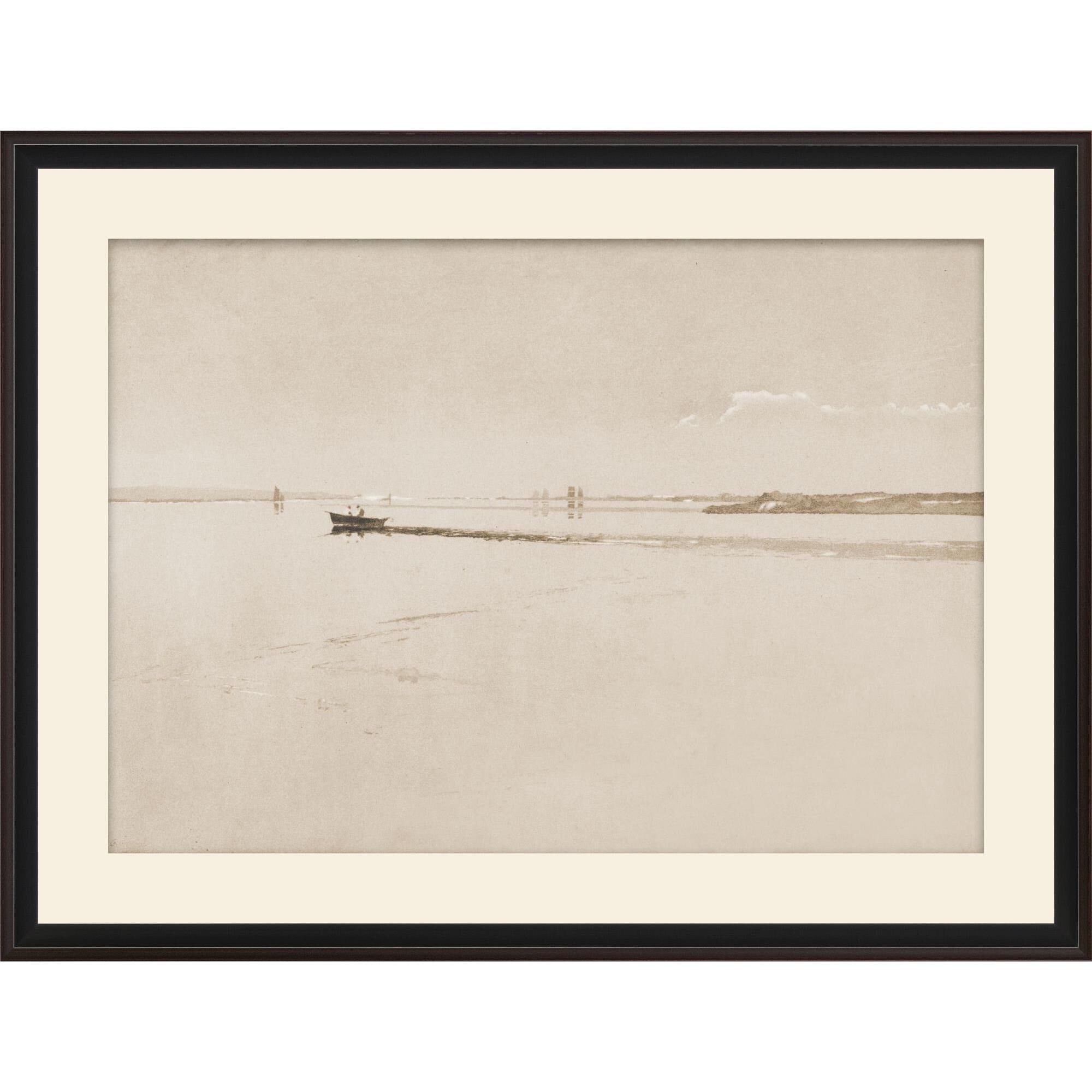 Studio L57 Nouvelle Sepia Seaside Print by LEVEL57