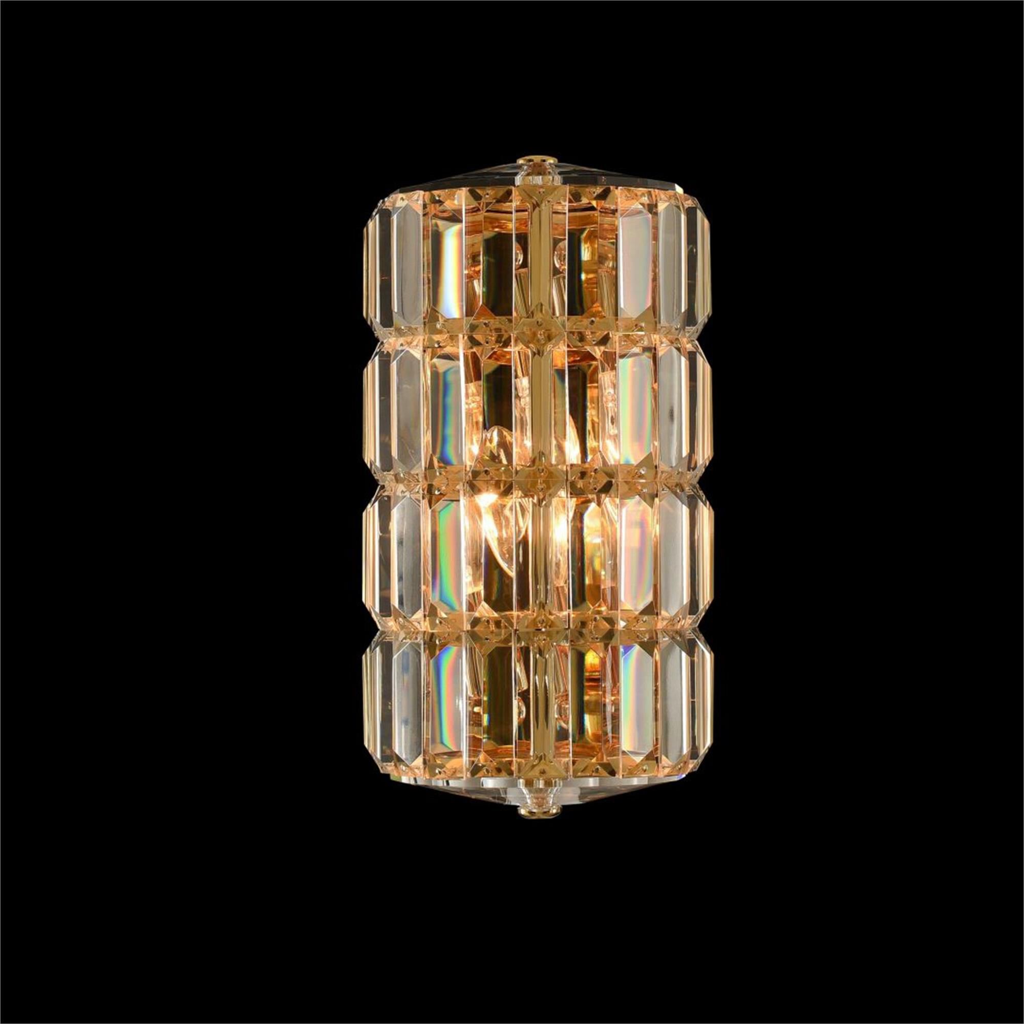 Shown in 18k Gold finish and Firenze Clear crystal