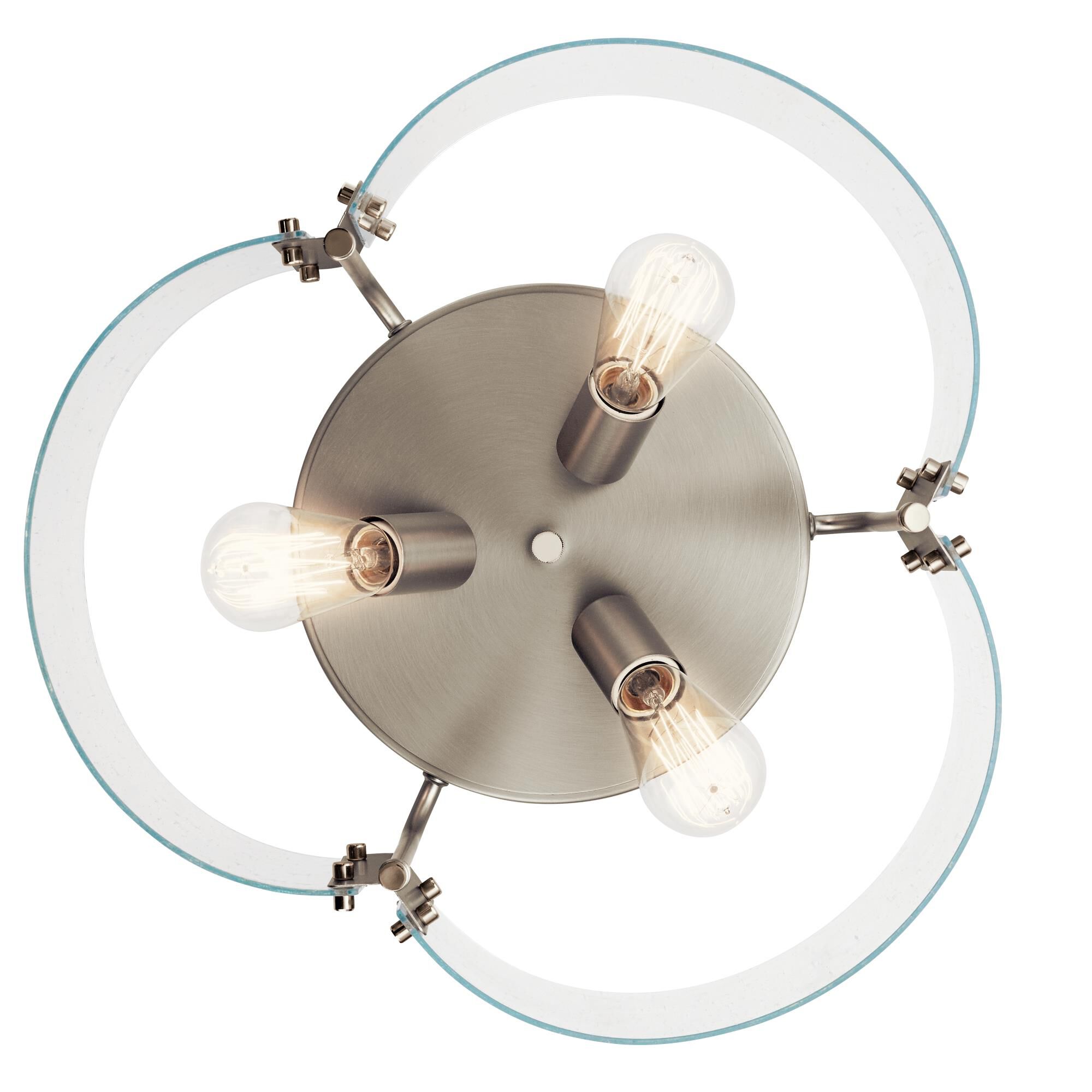 Thoreau 18 Inch 4 Light Semi Flush Mount by Kichler Lighting