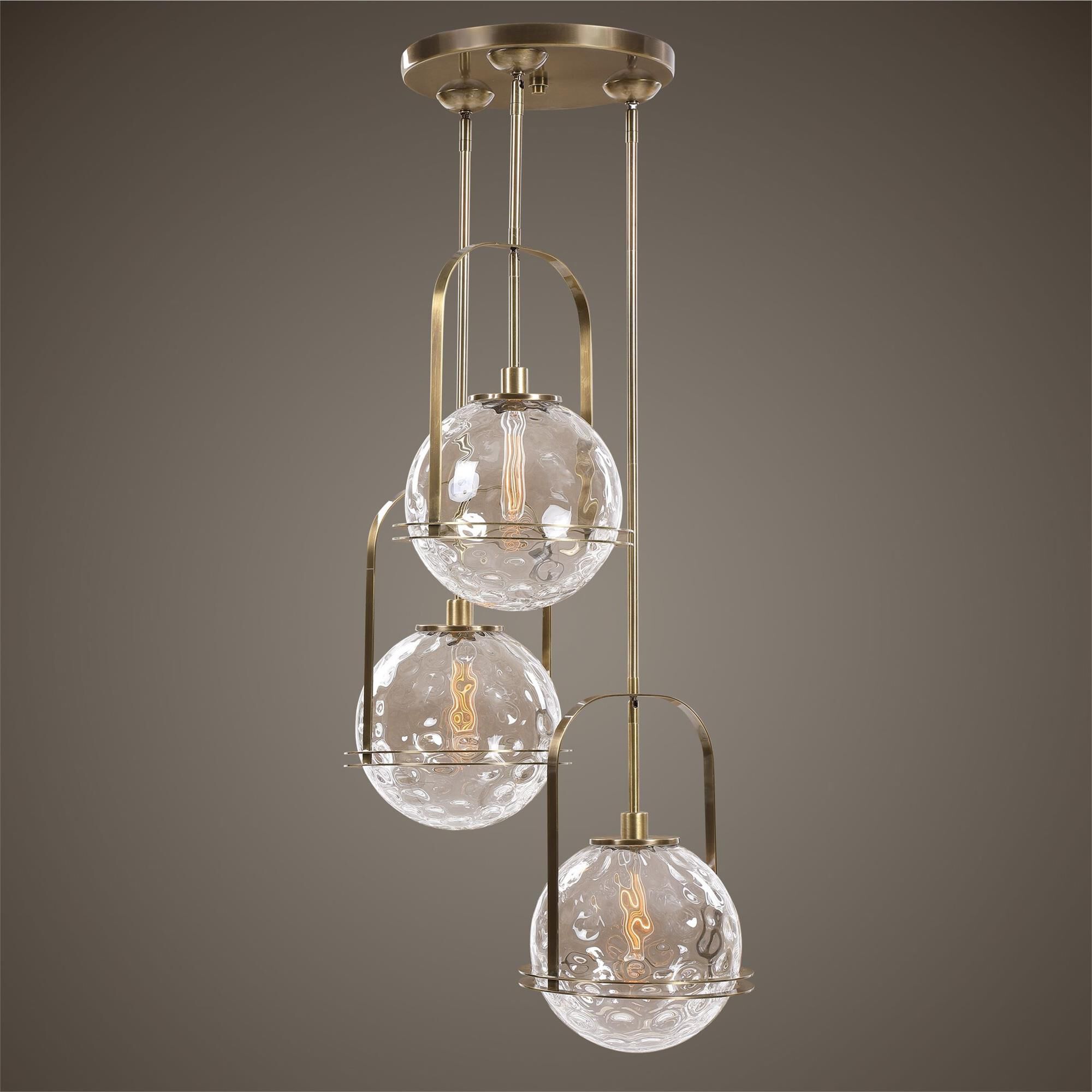 Kalizma Home Mimas 24 Inch 3 Light Multi Light Pendant by Uttermost