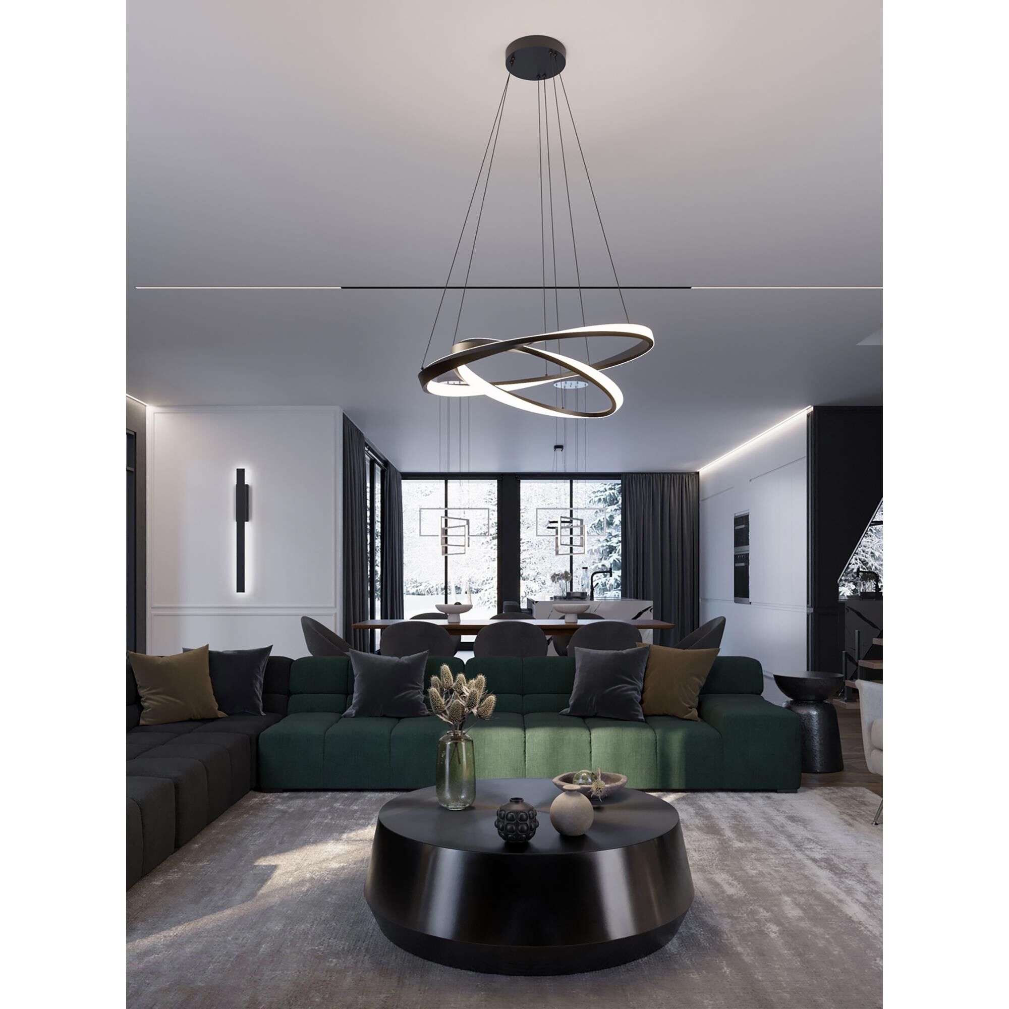 Oberon 32 Inch Chandelier by AFX Lighting
