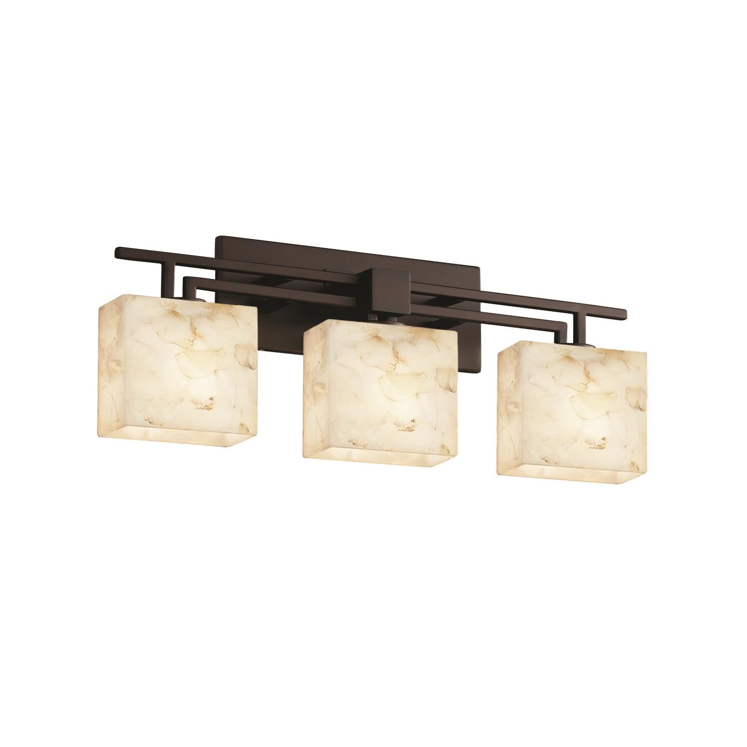 Alabaster Rocks! 26 Inch 3 Light Bath Vanity Light by Justice Design Group