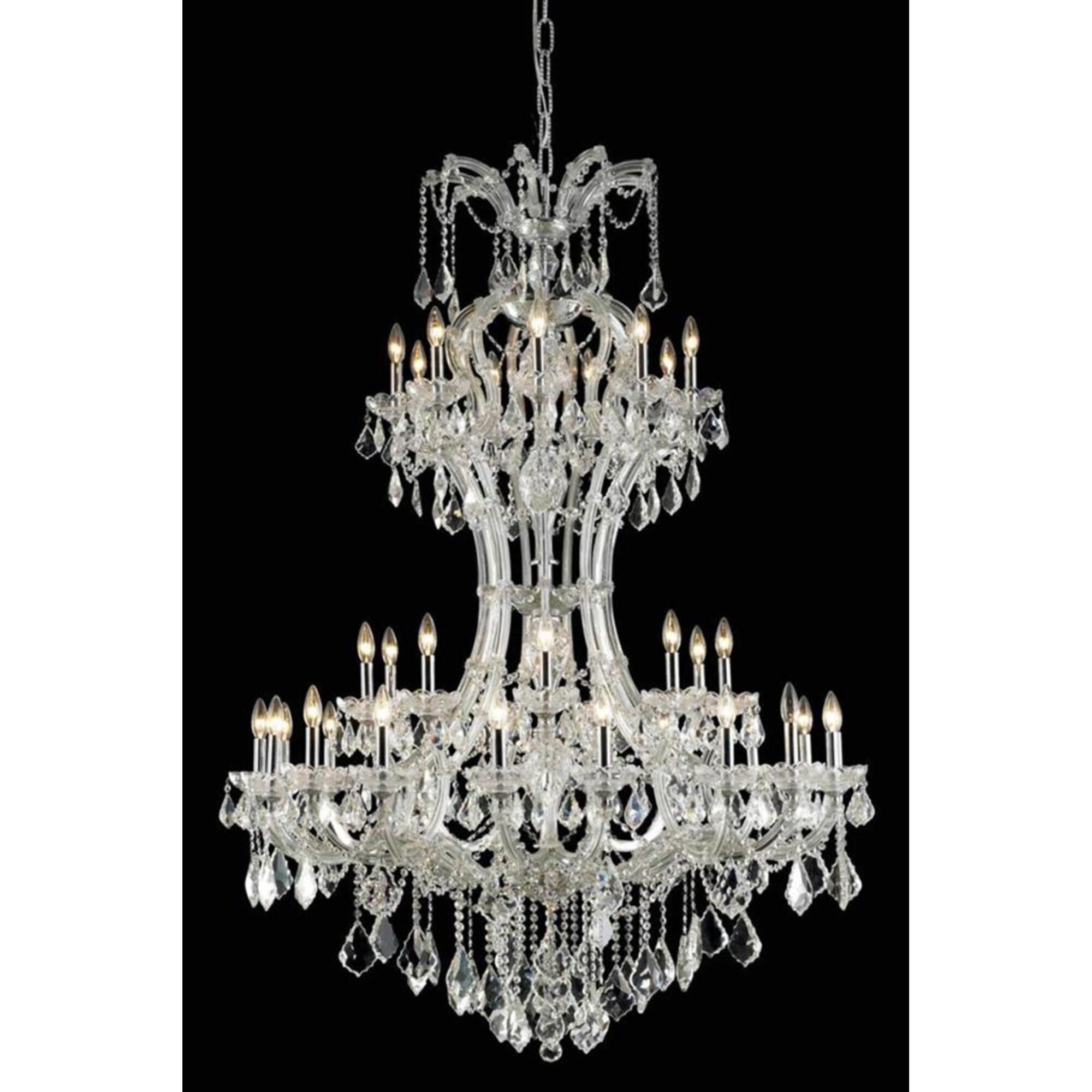 Maria Theresa 46 Inch 36 Light Chandelier by Elegant Lighting