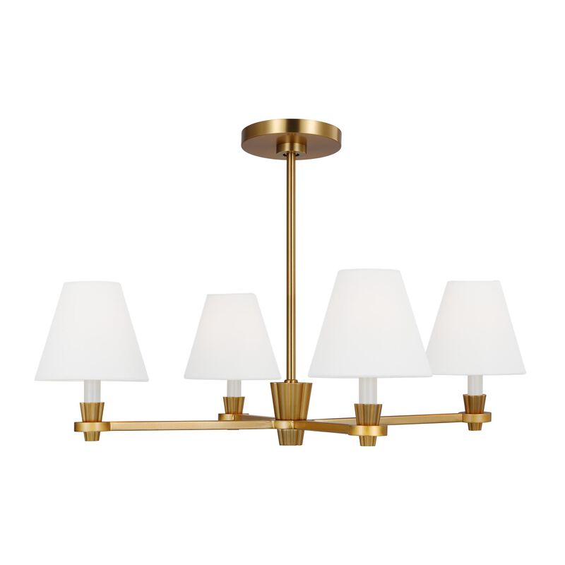 Alexa Hampton Paisley 28 Inch Chandelier by Visual Comfort Studio