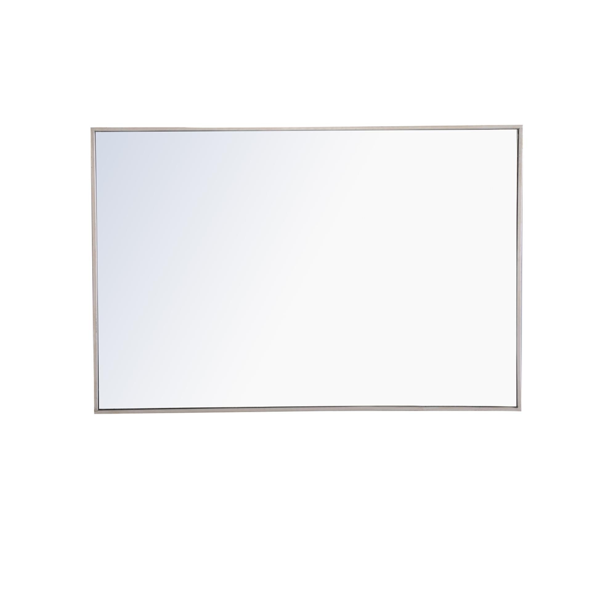 Shown in Silver finish and Clear Mirror Beveled glass