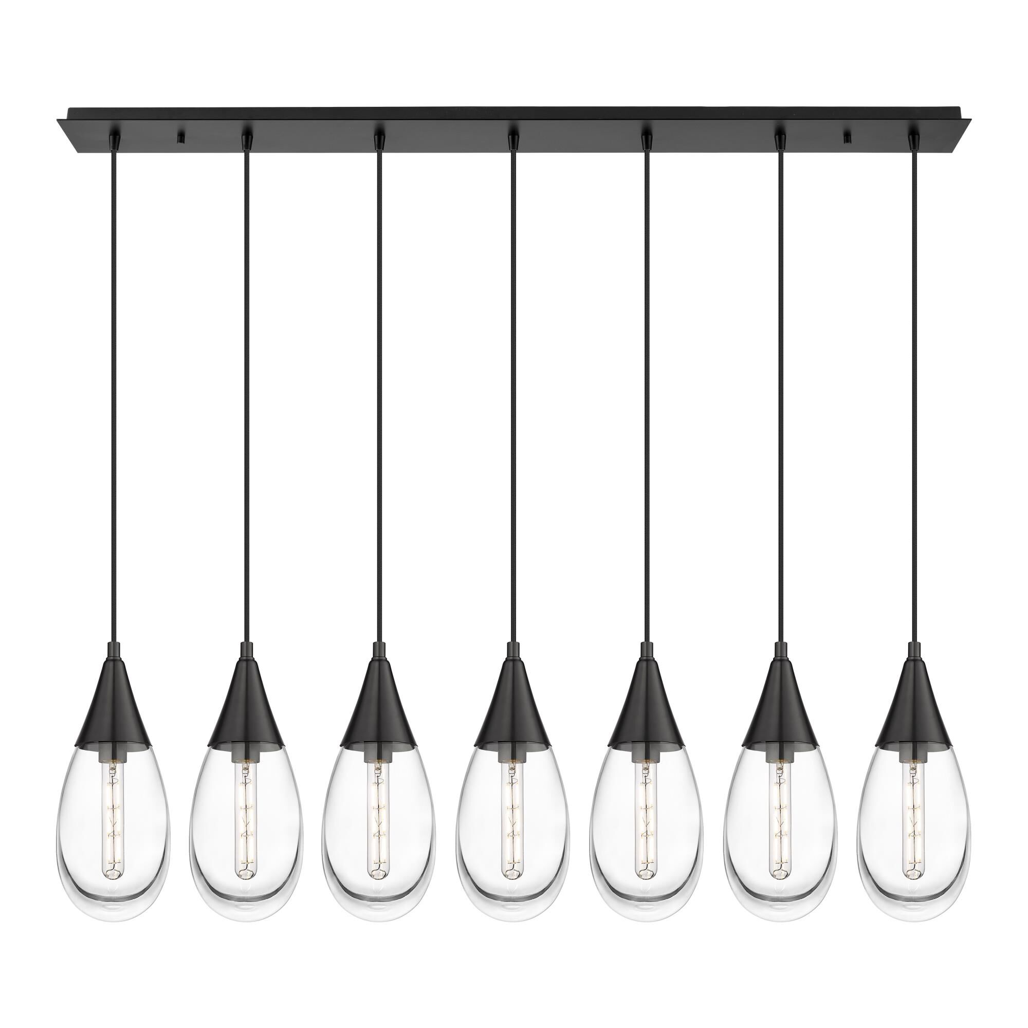 Bruno Marashlian Malone 49 Inch 7 Light Linear Suspension Light by Innovations Lighting