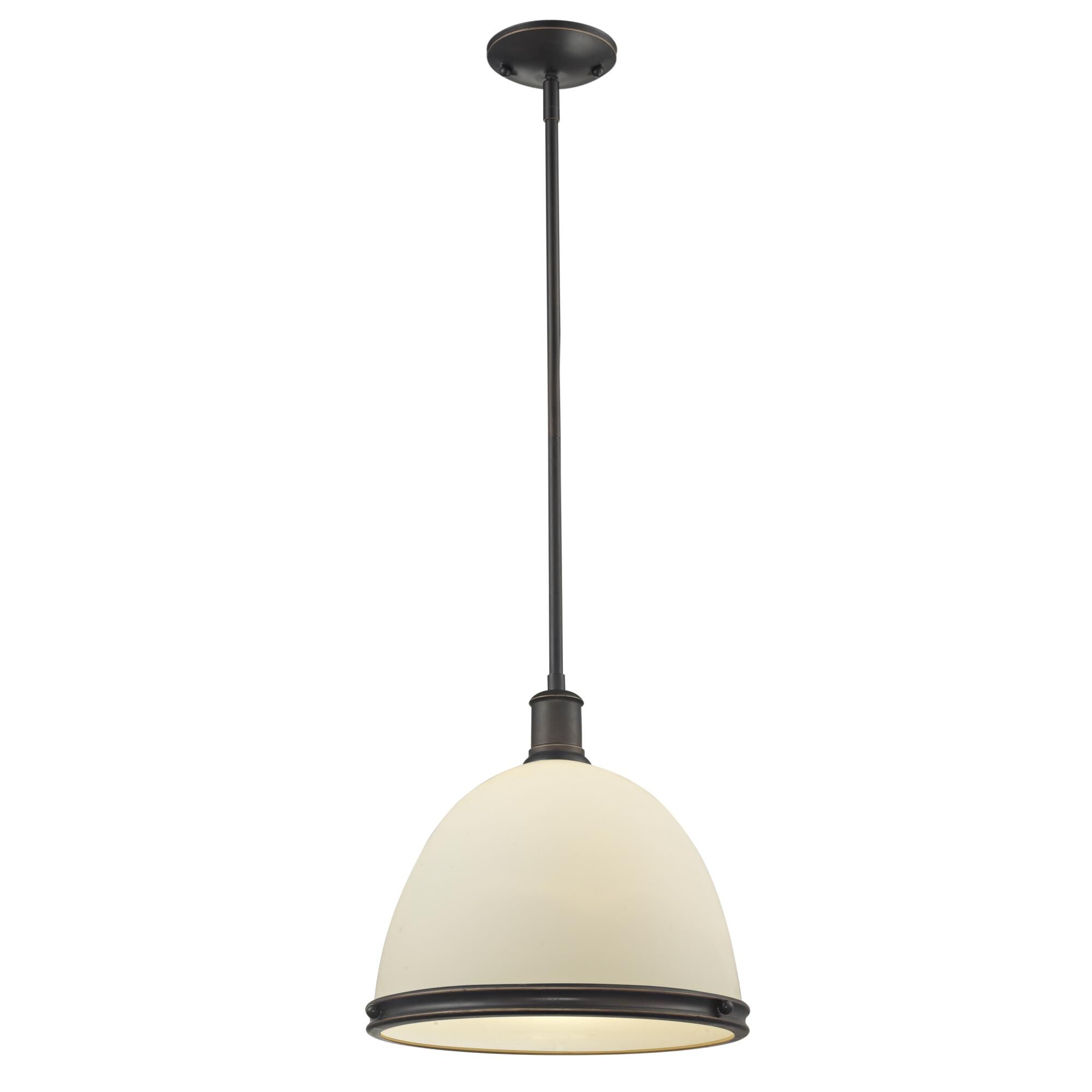 Shown in Olde Bronze finish and Glass shade