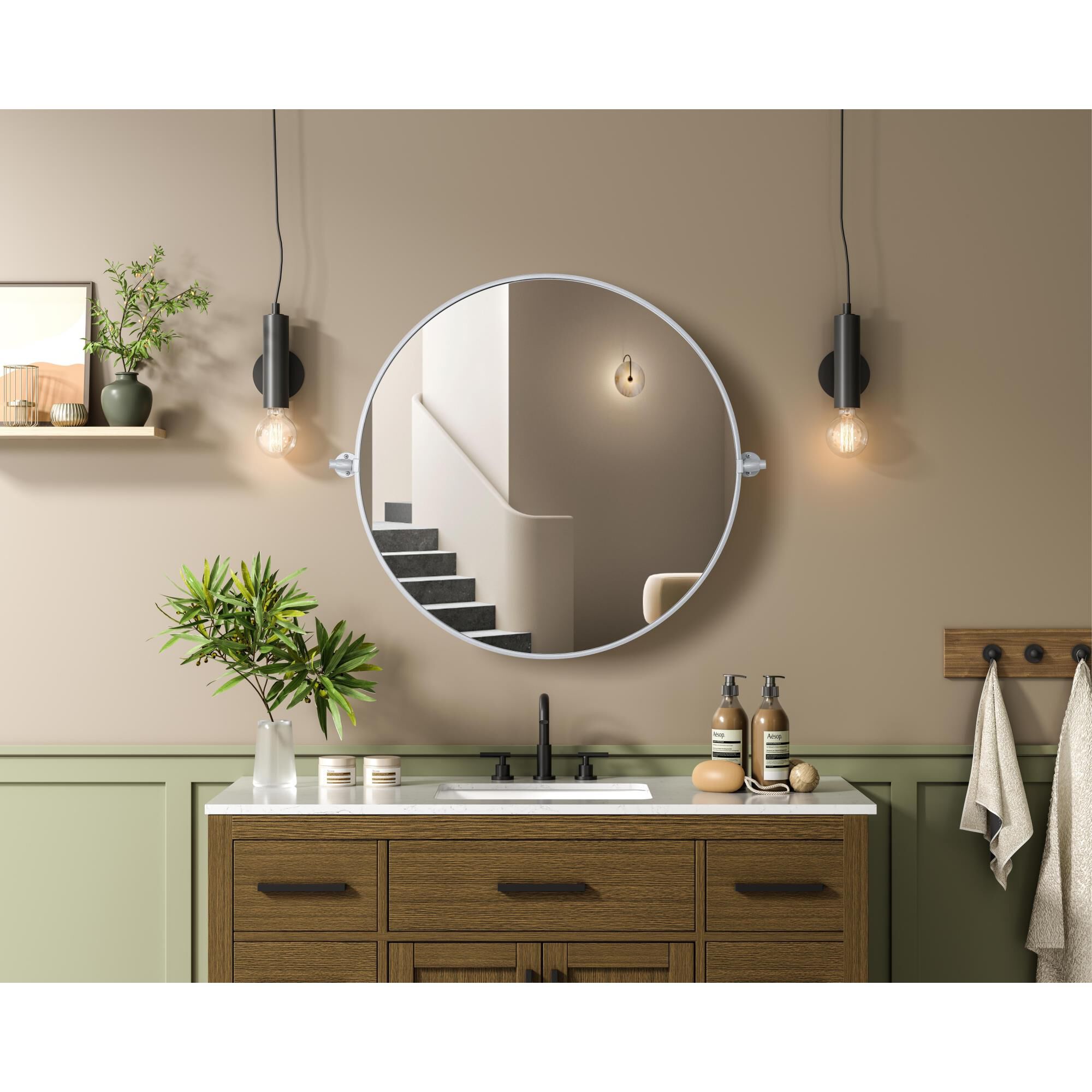 Shown in Silver finish