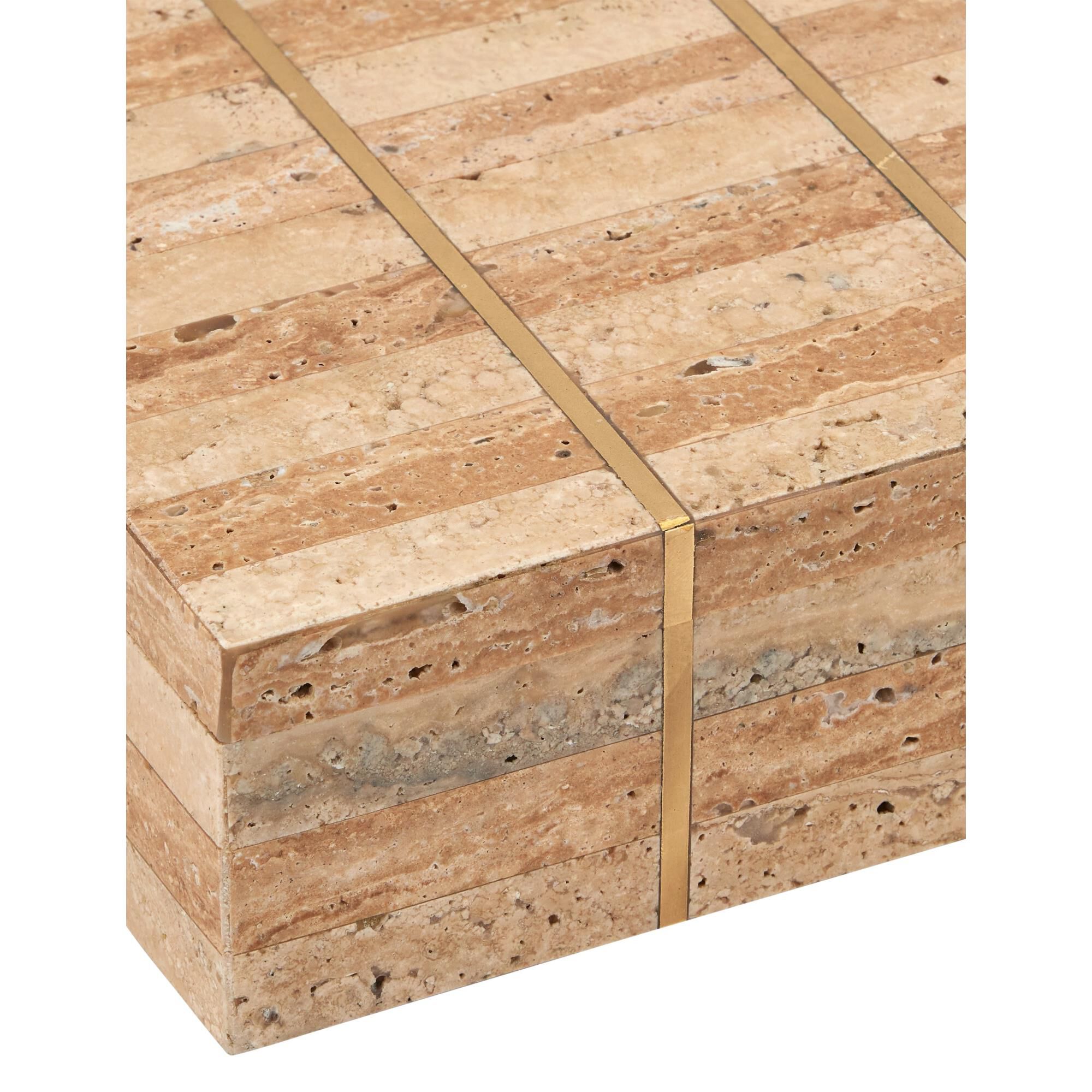 Shown in Natural, Brass, Off-White finish