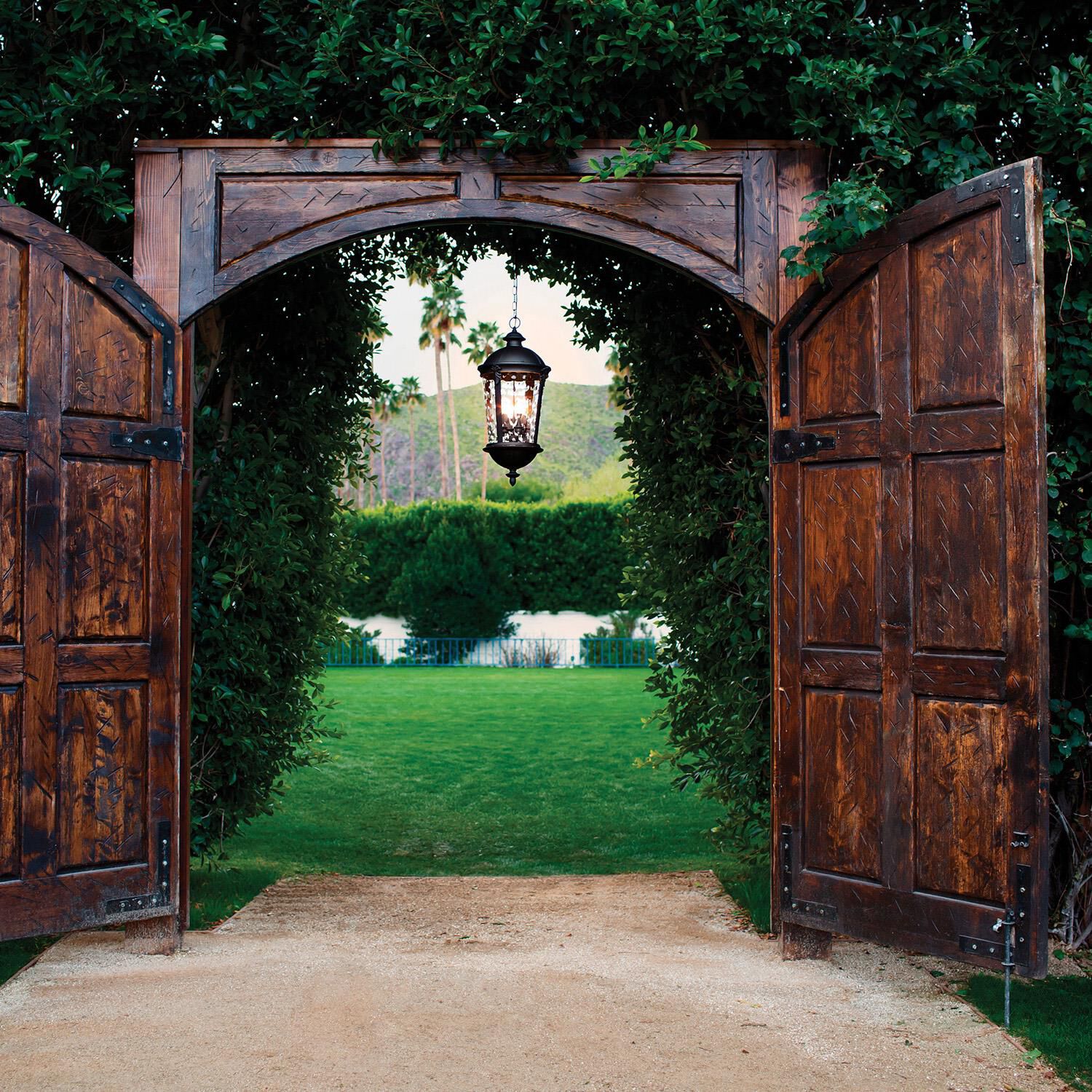 Windsor 28 Inch Tall 4 Light Outdoor Hanging Lantern by Hinkley Lighting