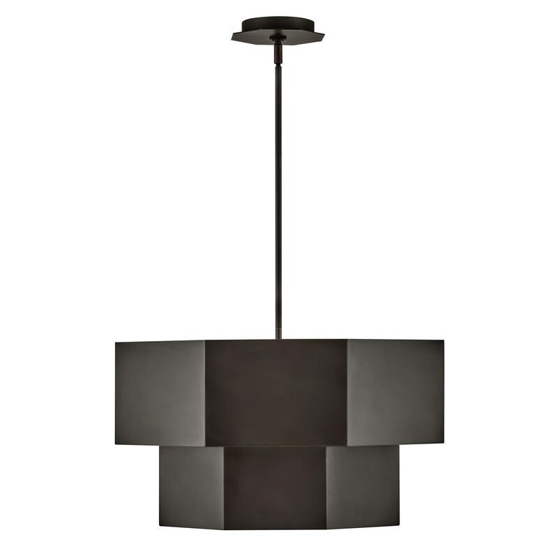 Facet Medium Pendant Light by Hinkley