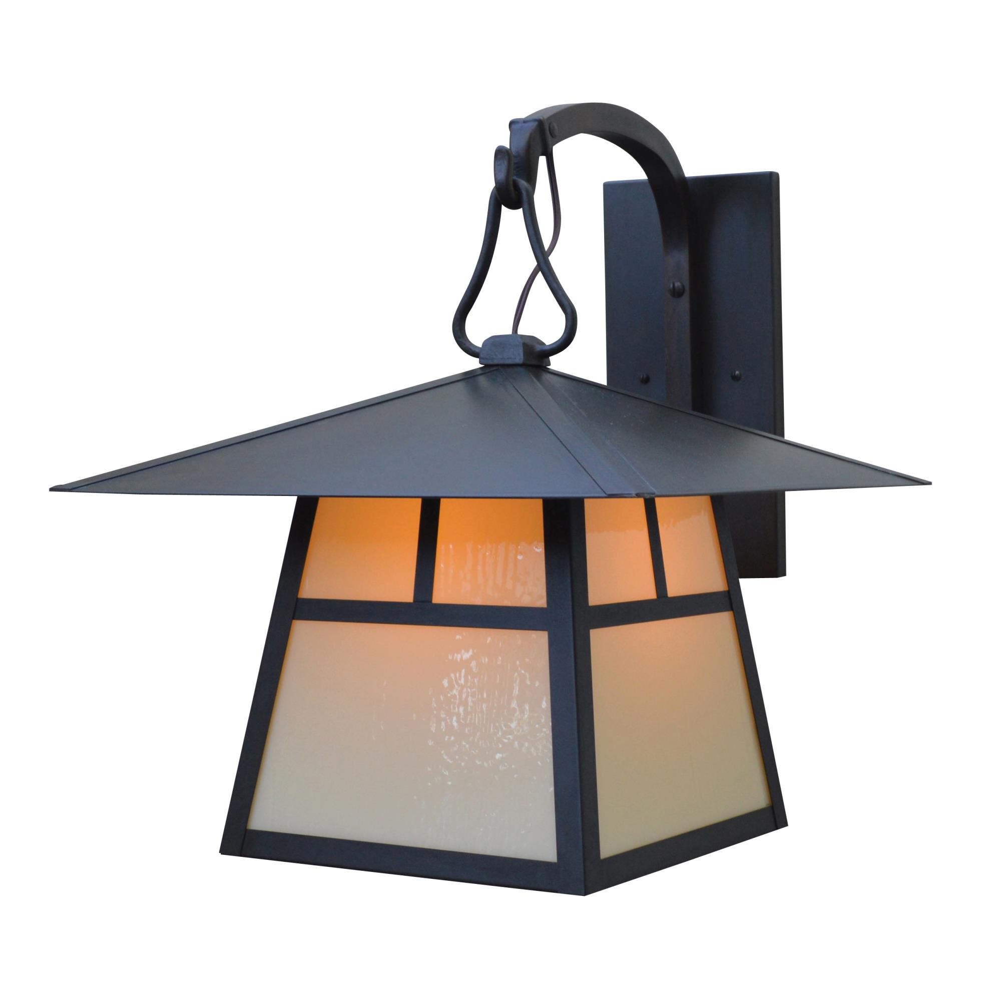 Shown in Bronze finish and Cream glass and T-Bar Overlay accent