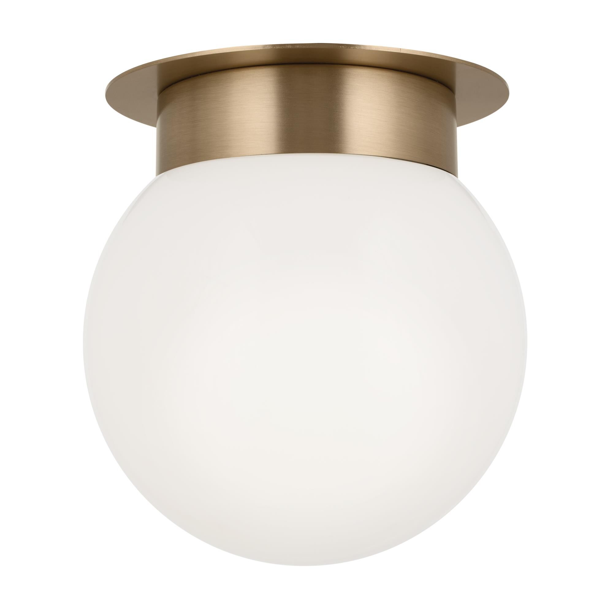 Shown in Champagne Bronze finish and Opal glass