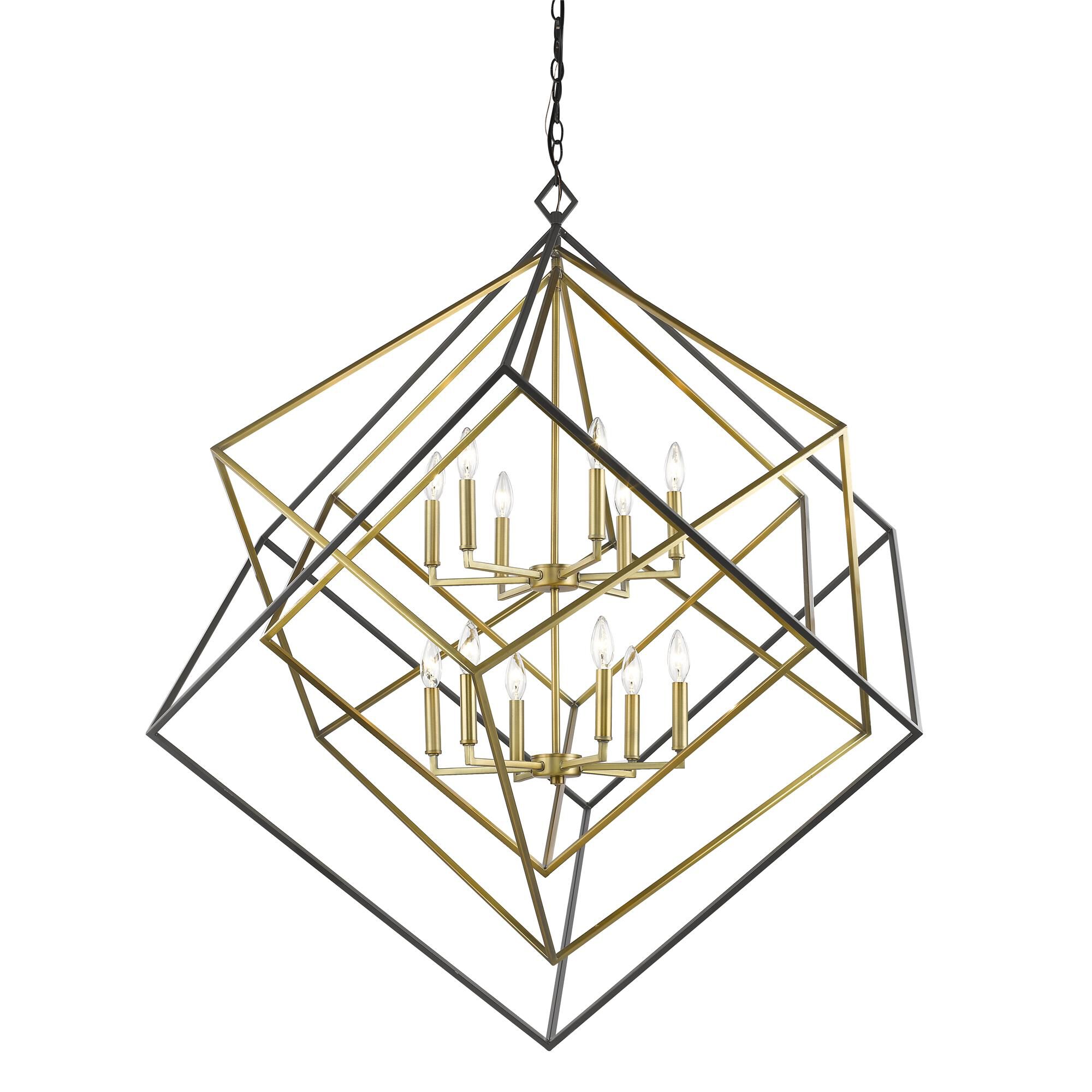 Shown in Olde Brass + Bronze finish and --- glass and --- shade