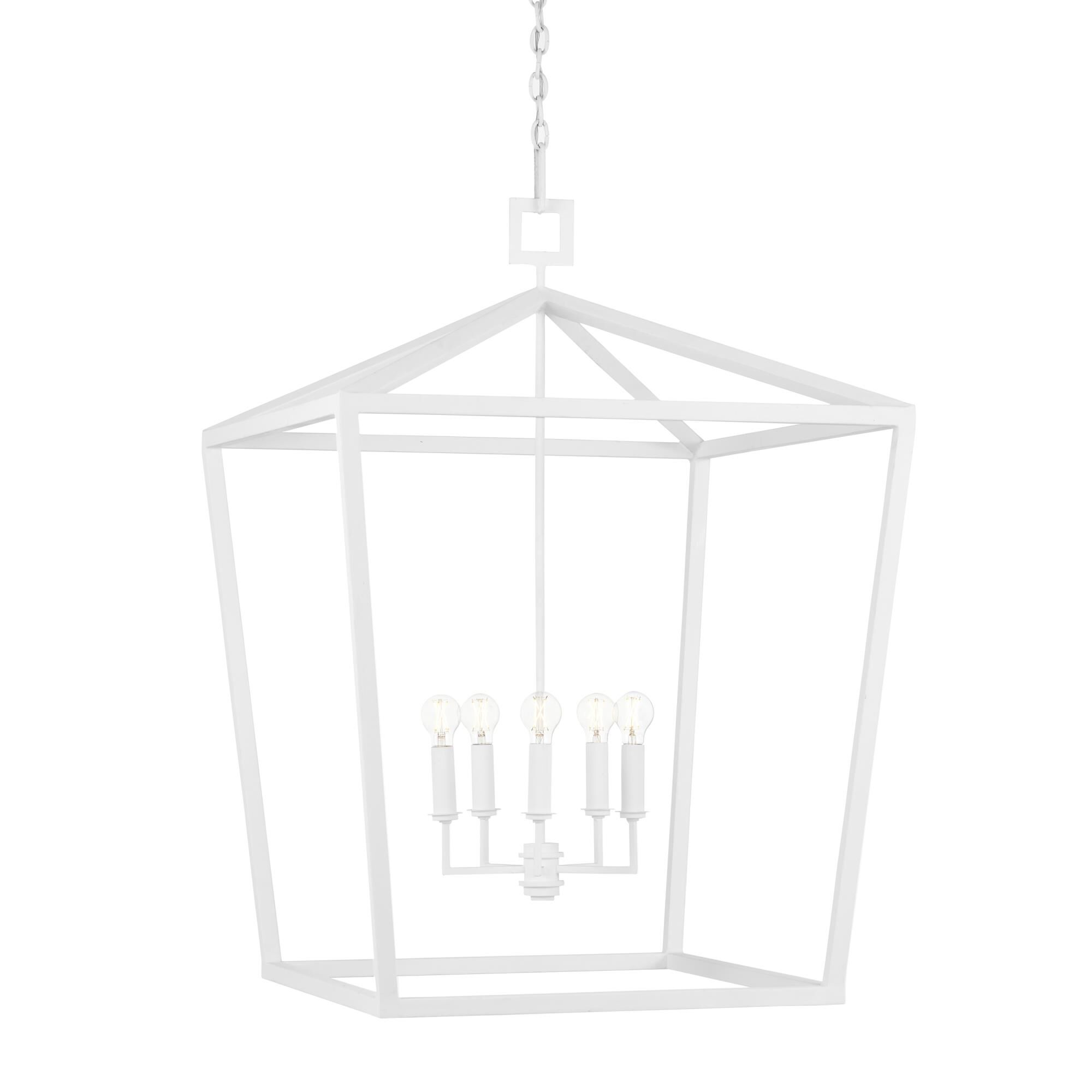 Denison 26 Inch Cage Pendant by Currey and Company