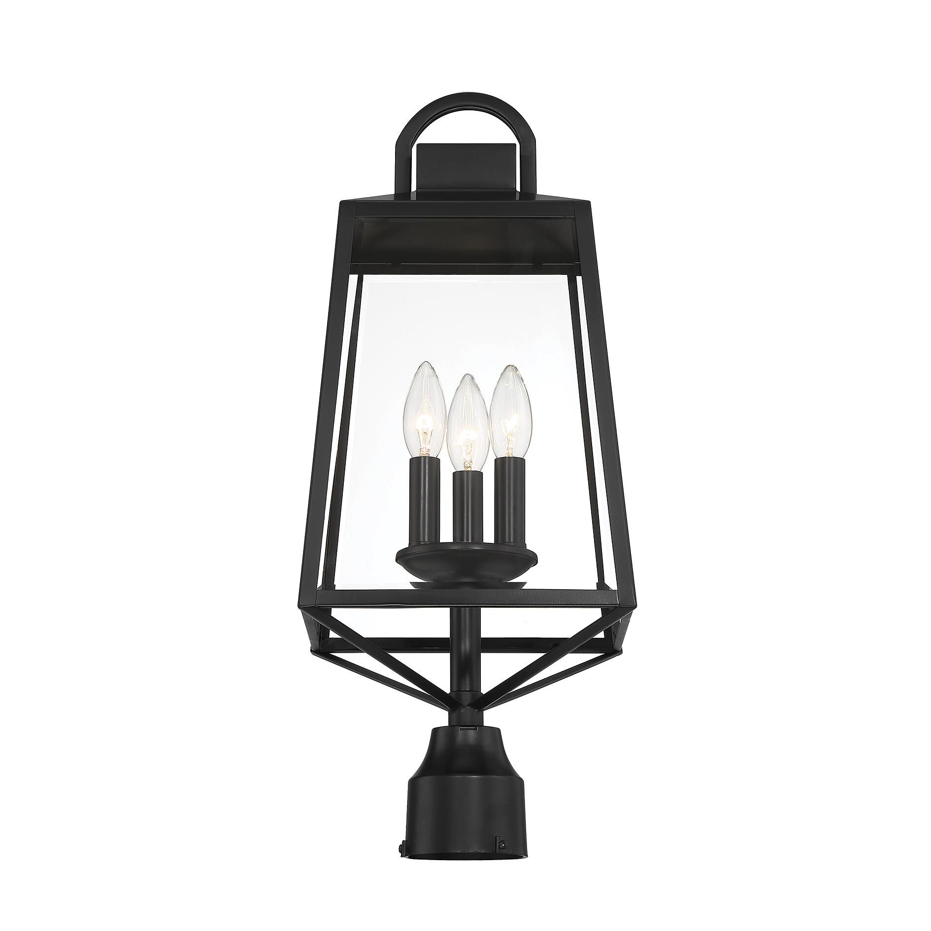 Lighting One Inglewood 22 Inch Tall 3 Light Outdoor Post Lamp by Savoy House