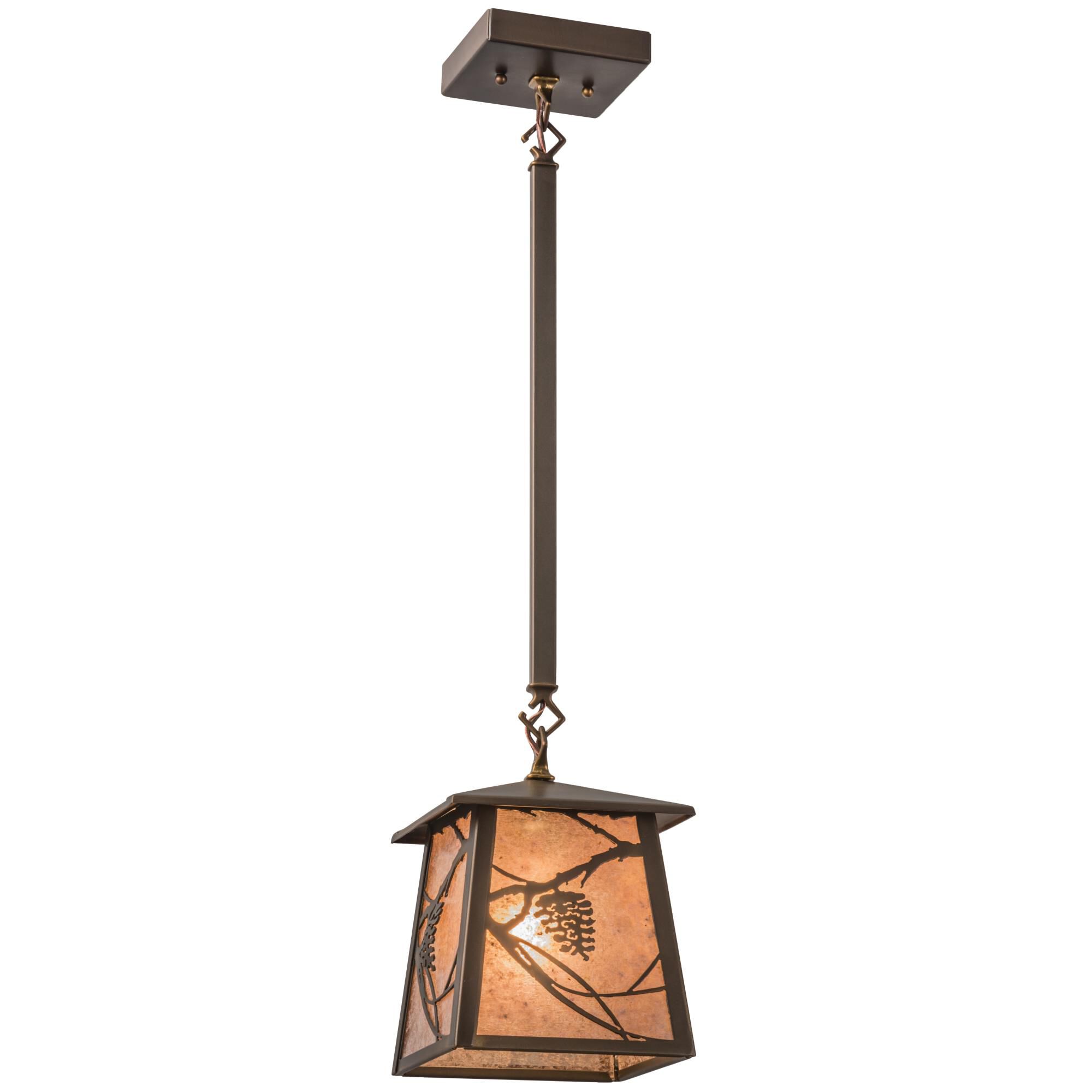 Whispering Pines 10 Inch Mini Pendant by Meyda Lighting