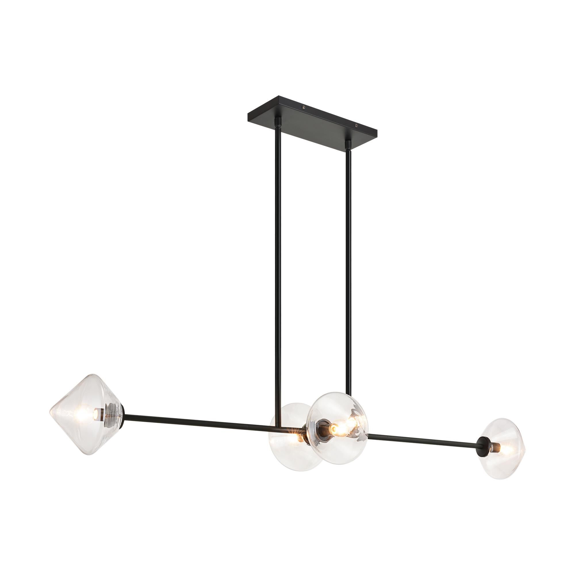 Novo 47 Inch 4 Light Linear Suspension Light by Matteo Lighting