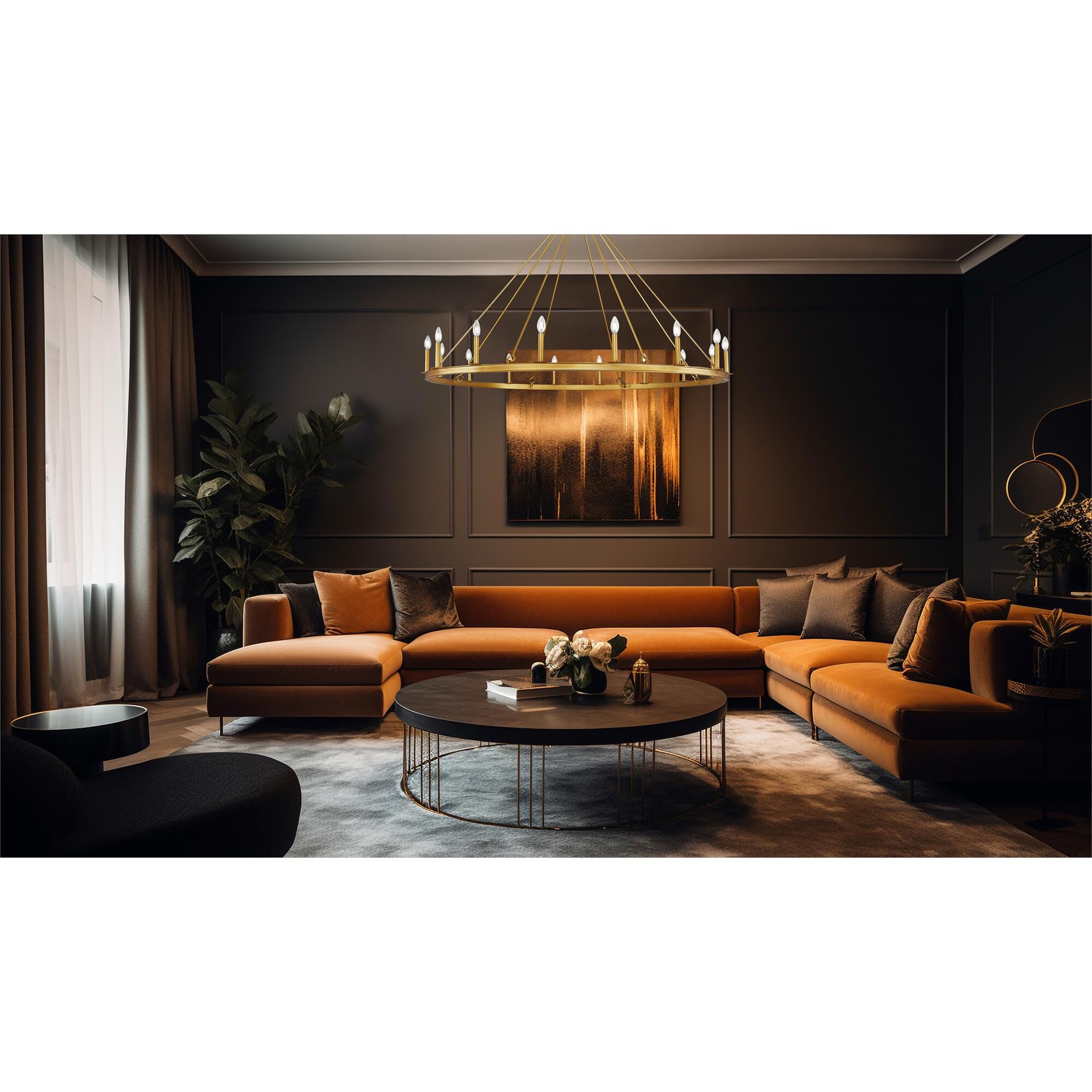 Shown in Rubbed Brass finish and Rubbed Brass glass and Rubbed Brass shade