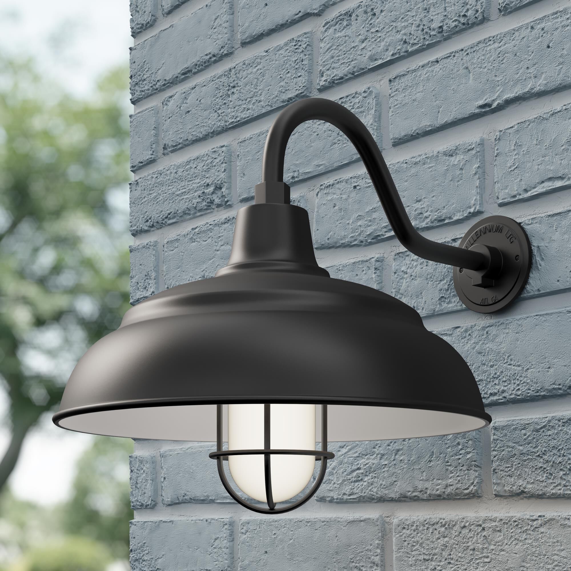 Shown in Satin Black finish