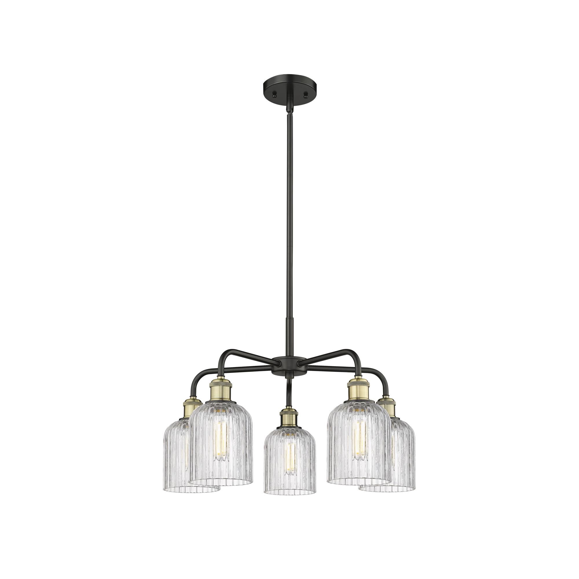 Shown in Black Antique Brass finish and Clear glass