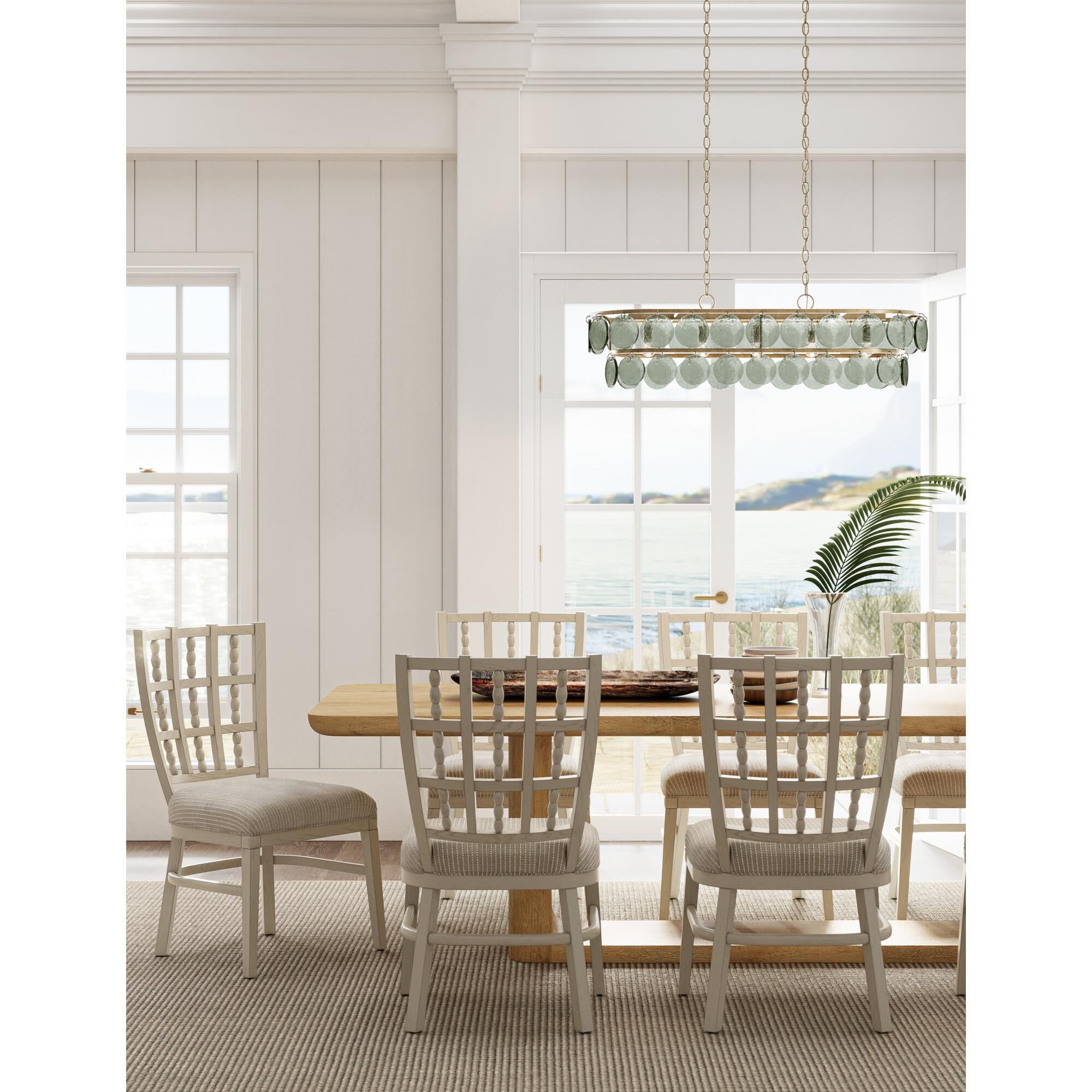 Settat 40 Inch 5 Light Chandelier by Currey and Company