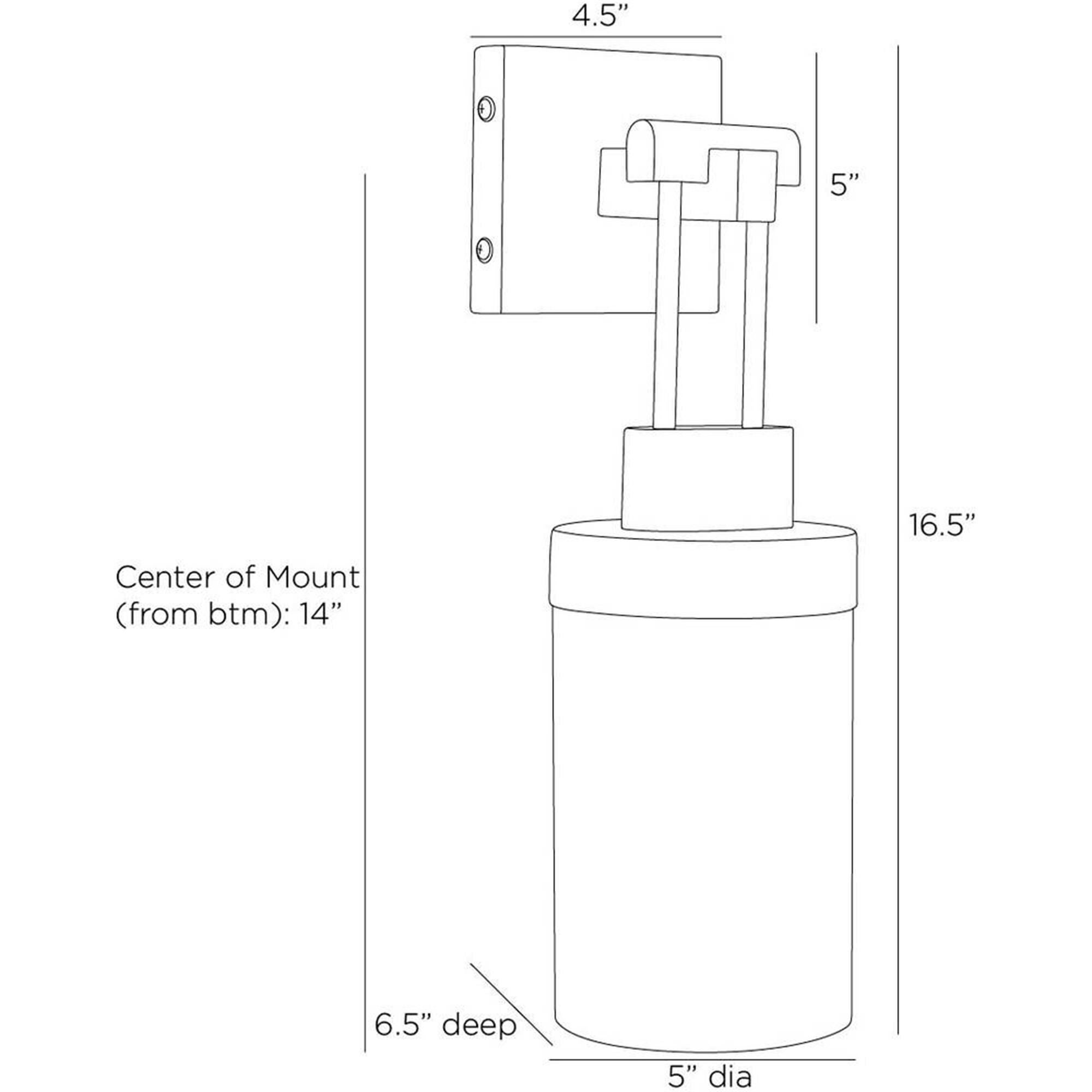 Shown in Marine Grade Aged Iron finish
