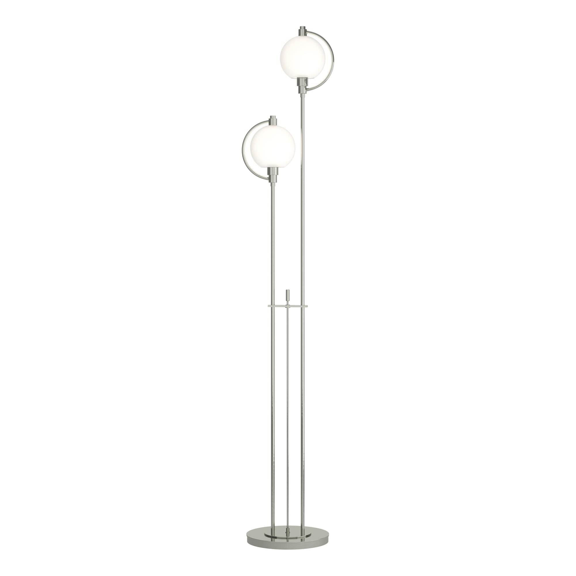Shown in Sterling finish and Opal glass
