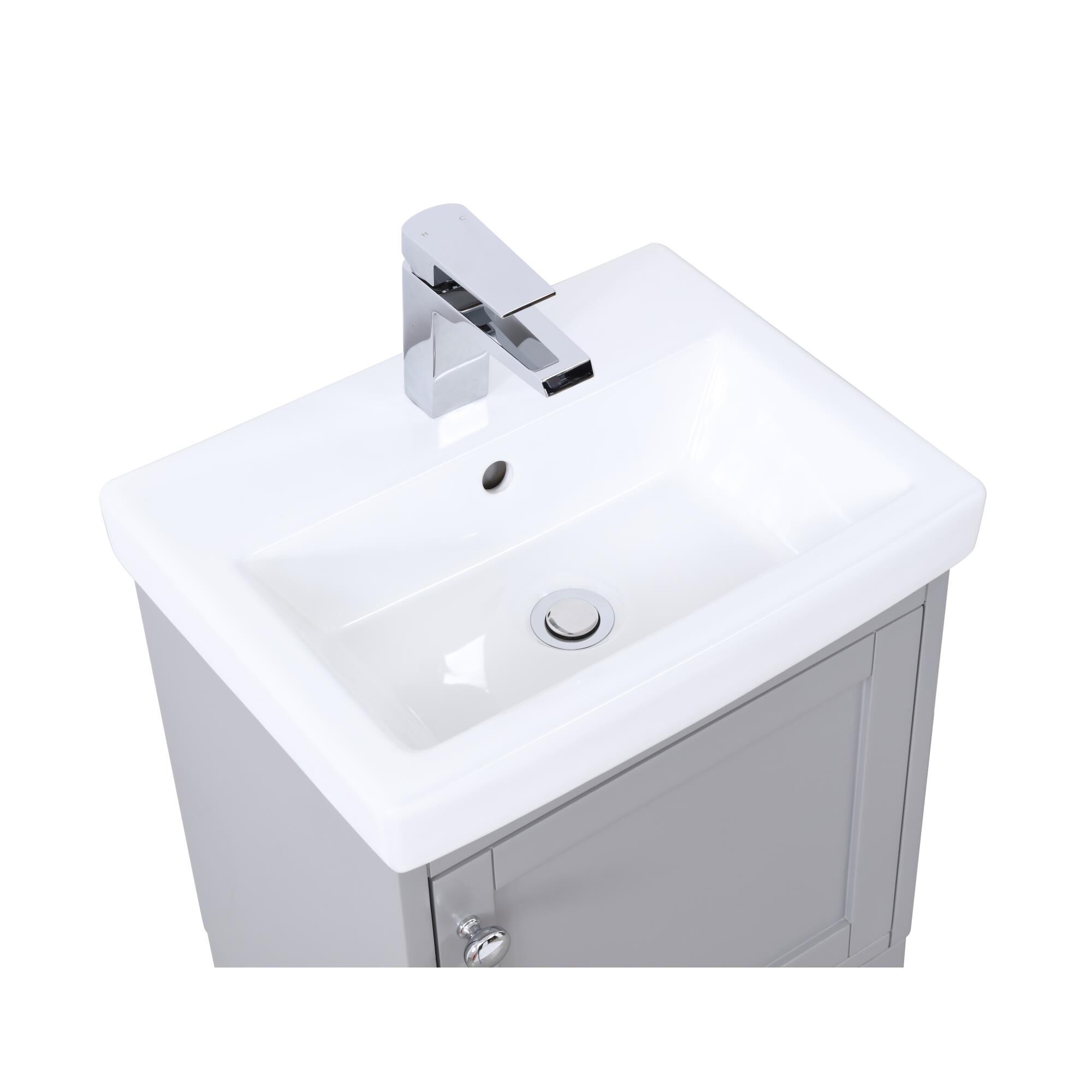 Shown in Grey finish