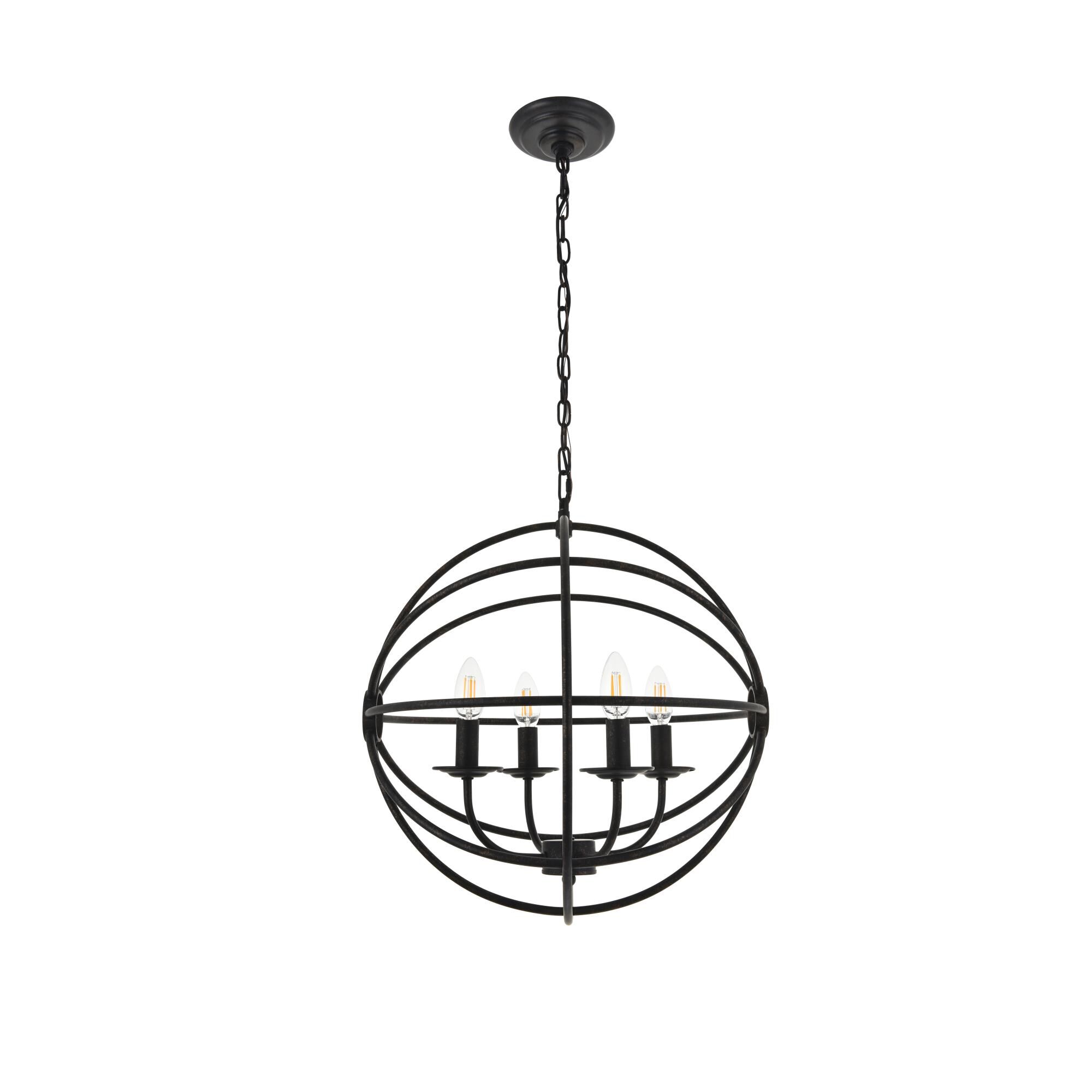 Octavia 18 Inch Large Pendant by Elegant Lighting