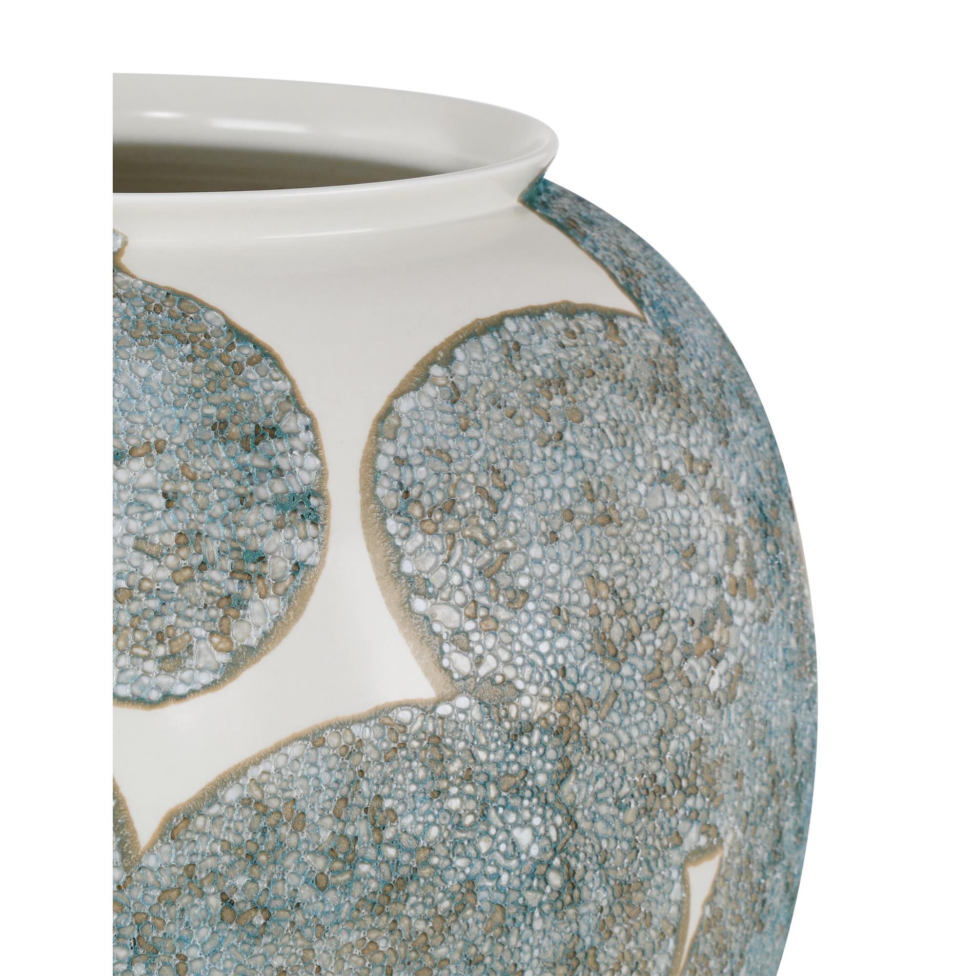 Shown in Textured Blue, Off-White and Gold finish