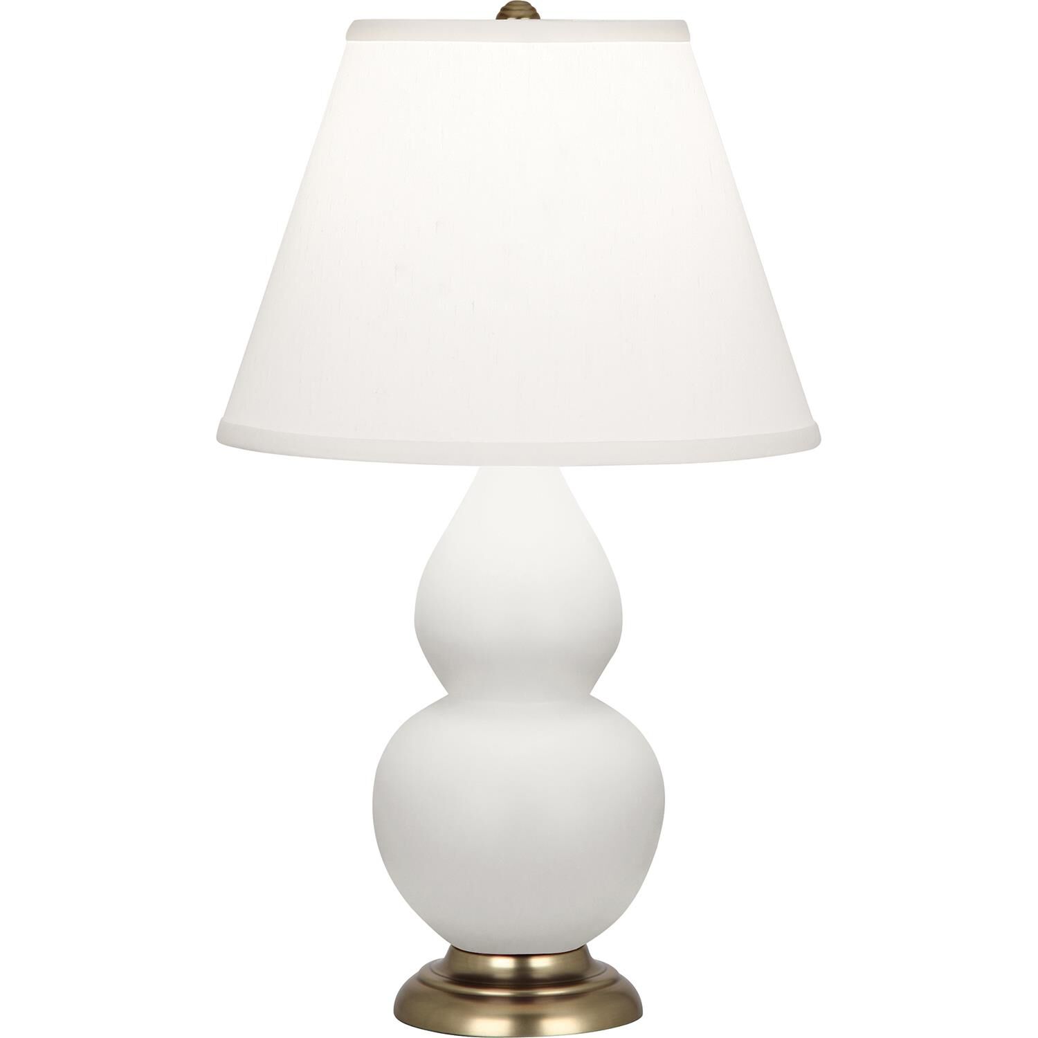 Shown in Matte Daisy finish and Pearl shade and Antique Natural Brass accent