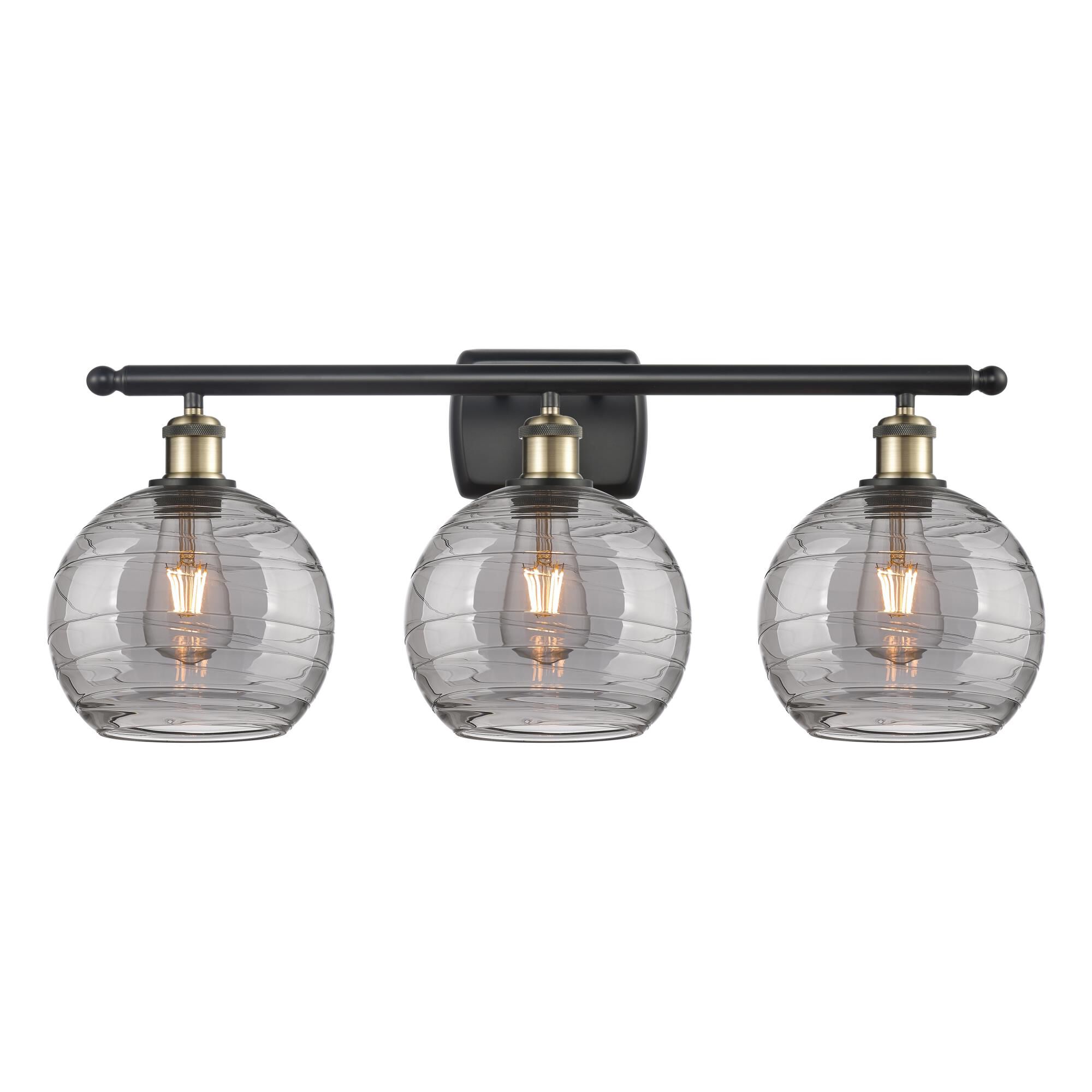 Bruno Marashlian Athens Deco Swirl 28 Inch Bath Vanity Light by Innovations Lighting