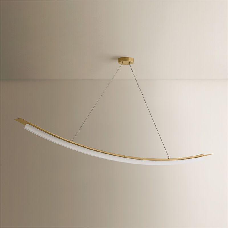 Kaguya 78 Inch Linear Chandelier by Sonneman