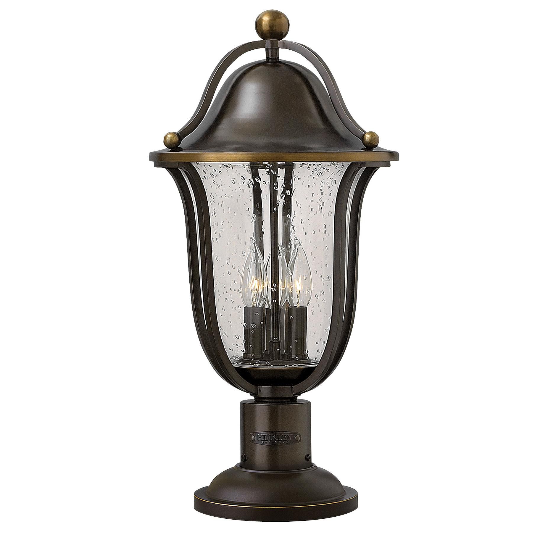 Bolla 20 Inch Tall 3 Light Outdoor Post Lamp by Hinkley Lighting