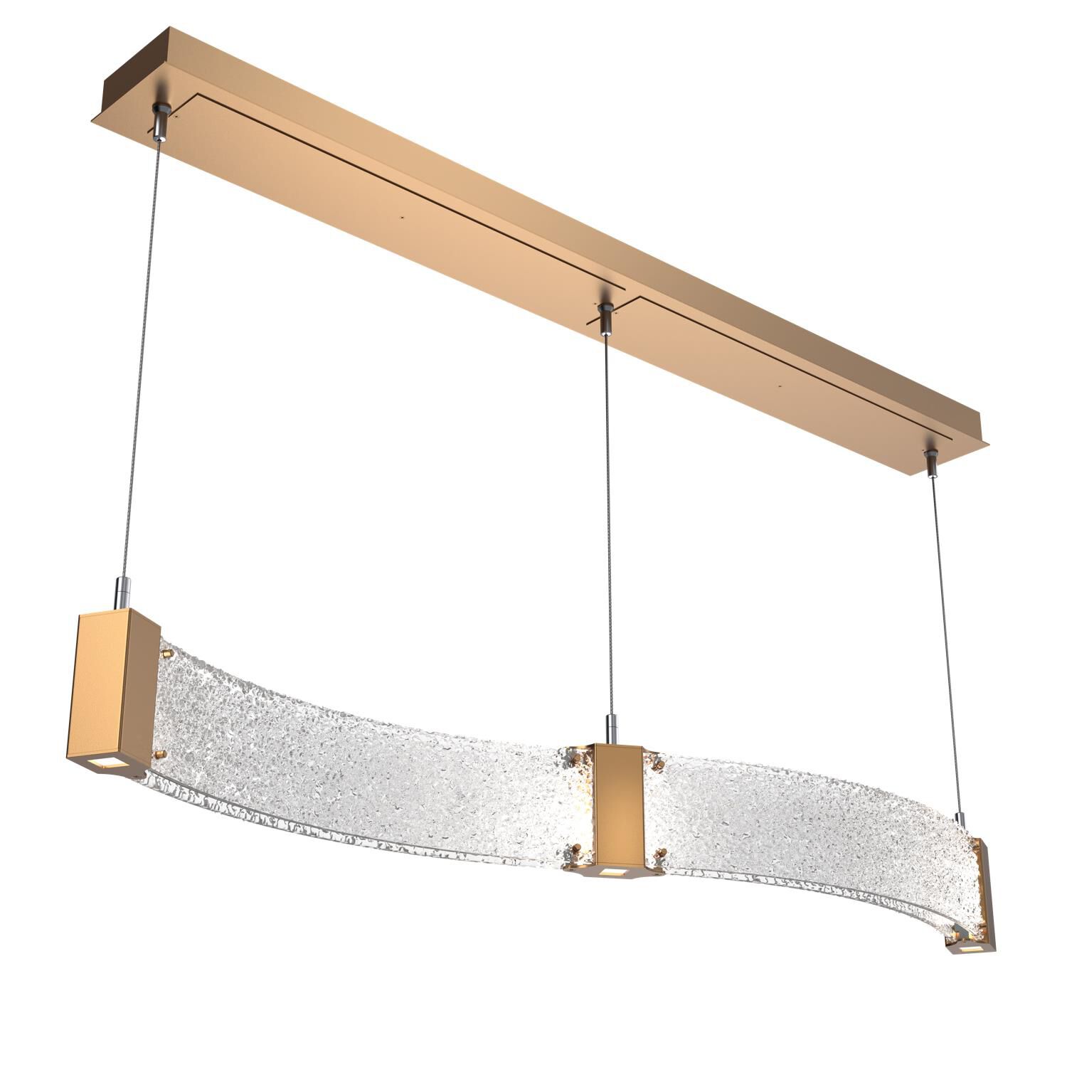 Parallel 48 Inch 7 Light LED Linear Suspension Light by Hammerton Studio
