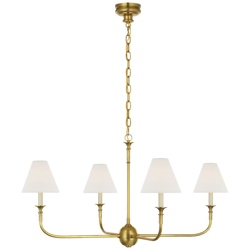 Thomas O'Brien Piaf 39 Inch Chandelier by Visual Comfort Signature Collection