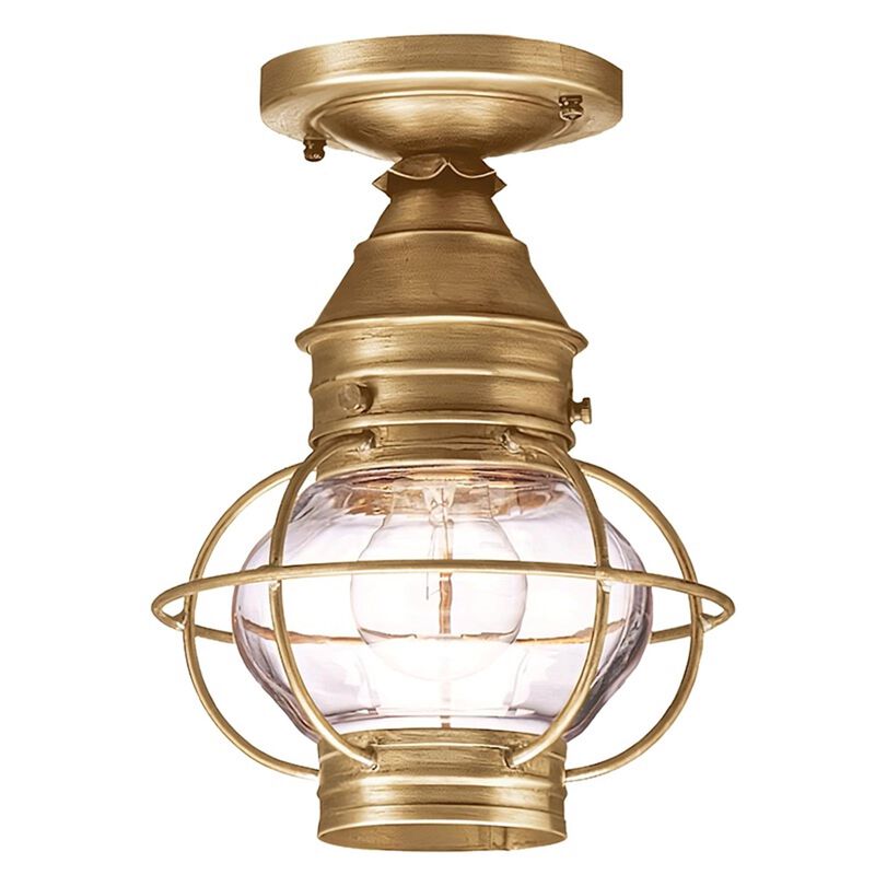 Onion 8 Inch Outdoor Flush Mount by Northeast Lantern